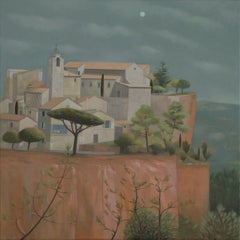 Daylight was leaving Roussillon