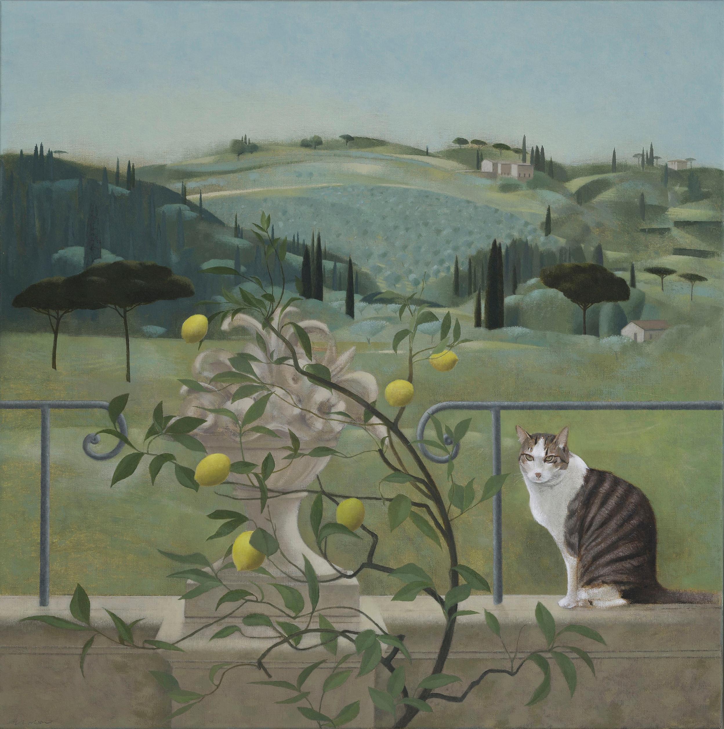 Giardini Fiorentini - Painting di Tom Mabon