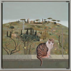 Hillside and Cat at Fiesole