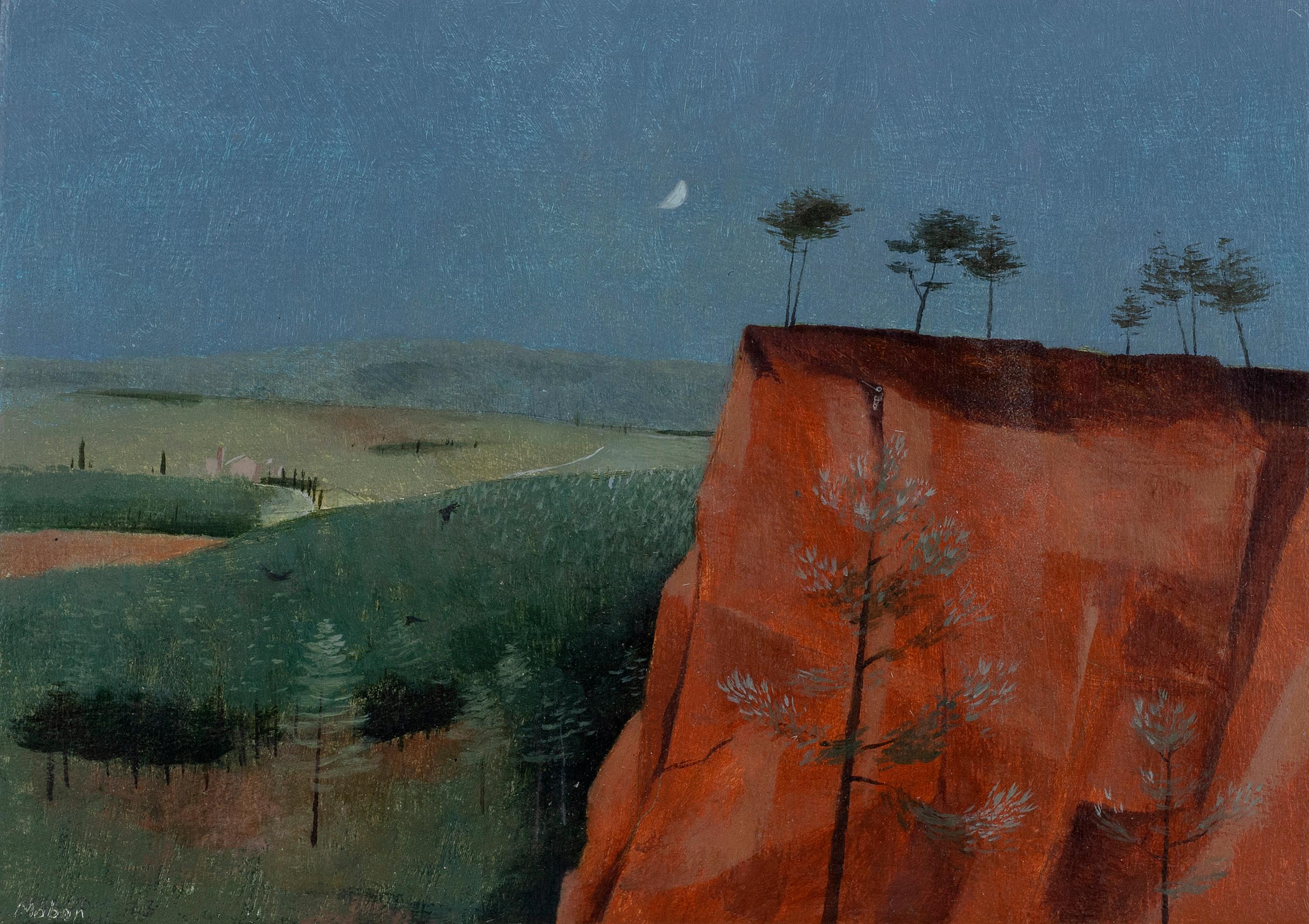 Tom Mabon Landscape Painting – ROUSSILLON STUDIE I