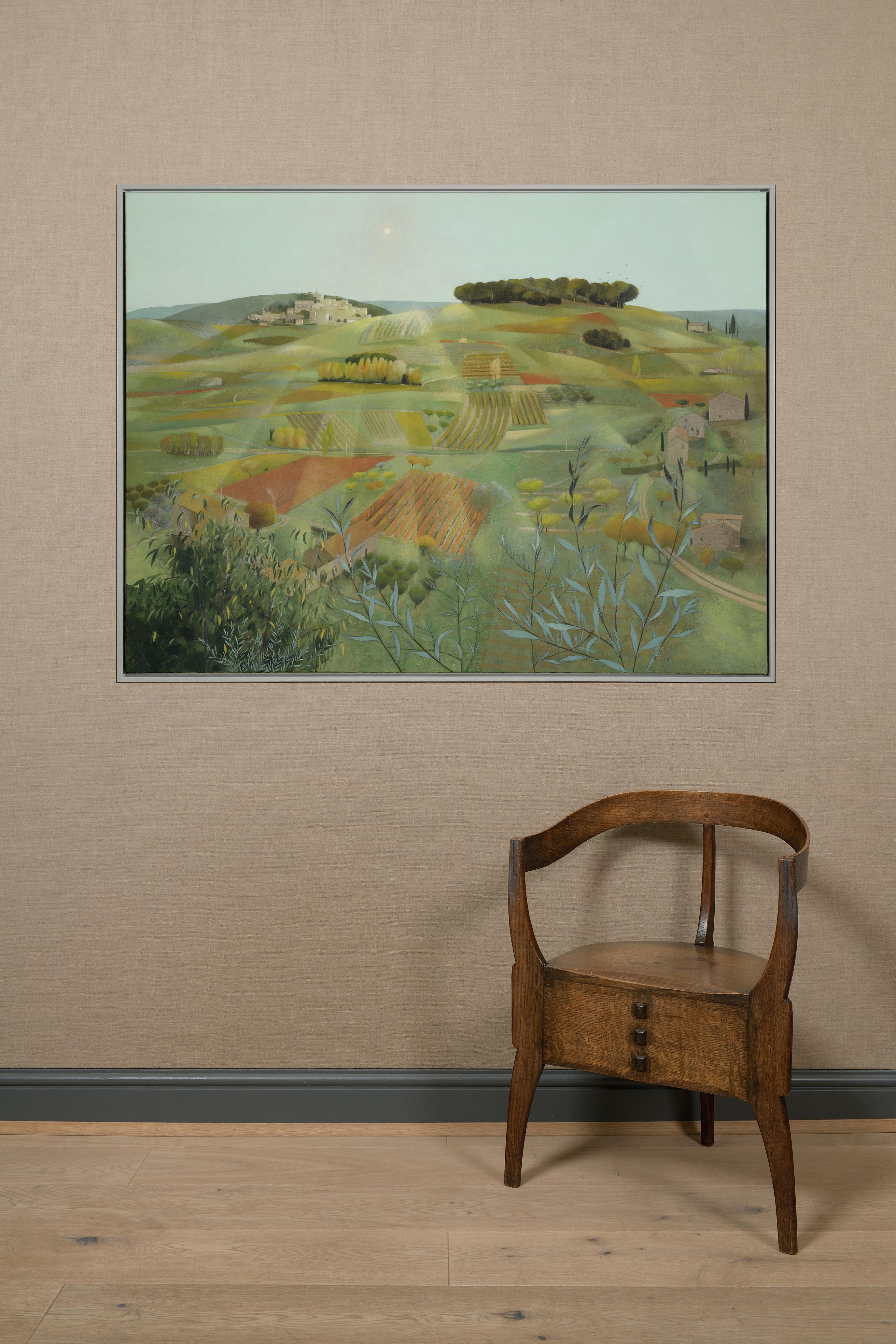 La Stagione Gentile. Bonnieux - Painting Contemporaneo di Tom Mabon