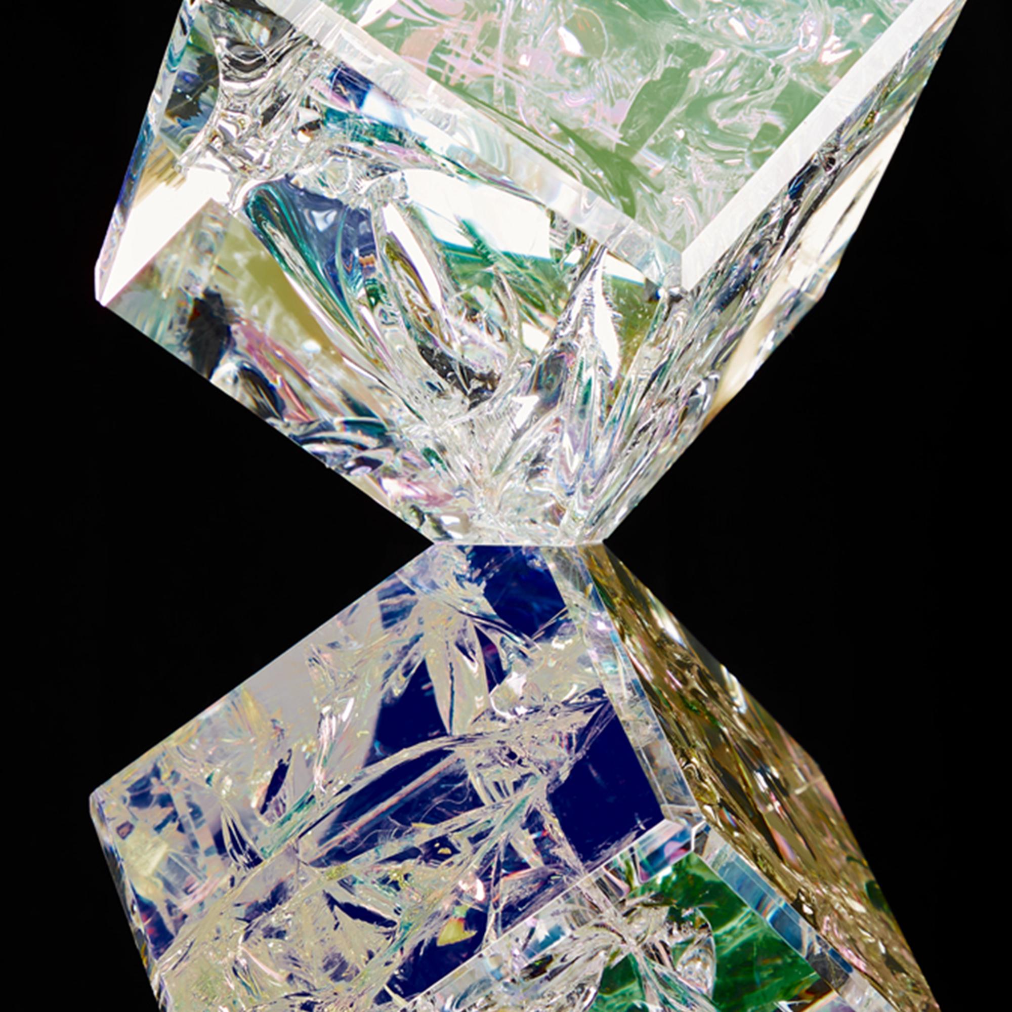 Escultura Dicroica Óptica, Cristal, Escultura Dicroica Óptica, Cristal, Escultura Dicroica Óptica, Cristal, Escultura Dicroica Óptica, Cristal, Escultura Dicroica Óptica - Abstract Sculpture Negro de Tom Marosz