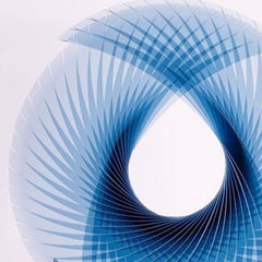 'Tear For Henry Pacifica', Fused, Cut and Polished Dichroic Glass Sculpt