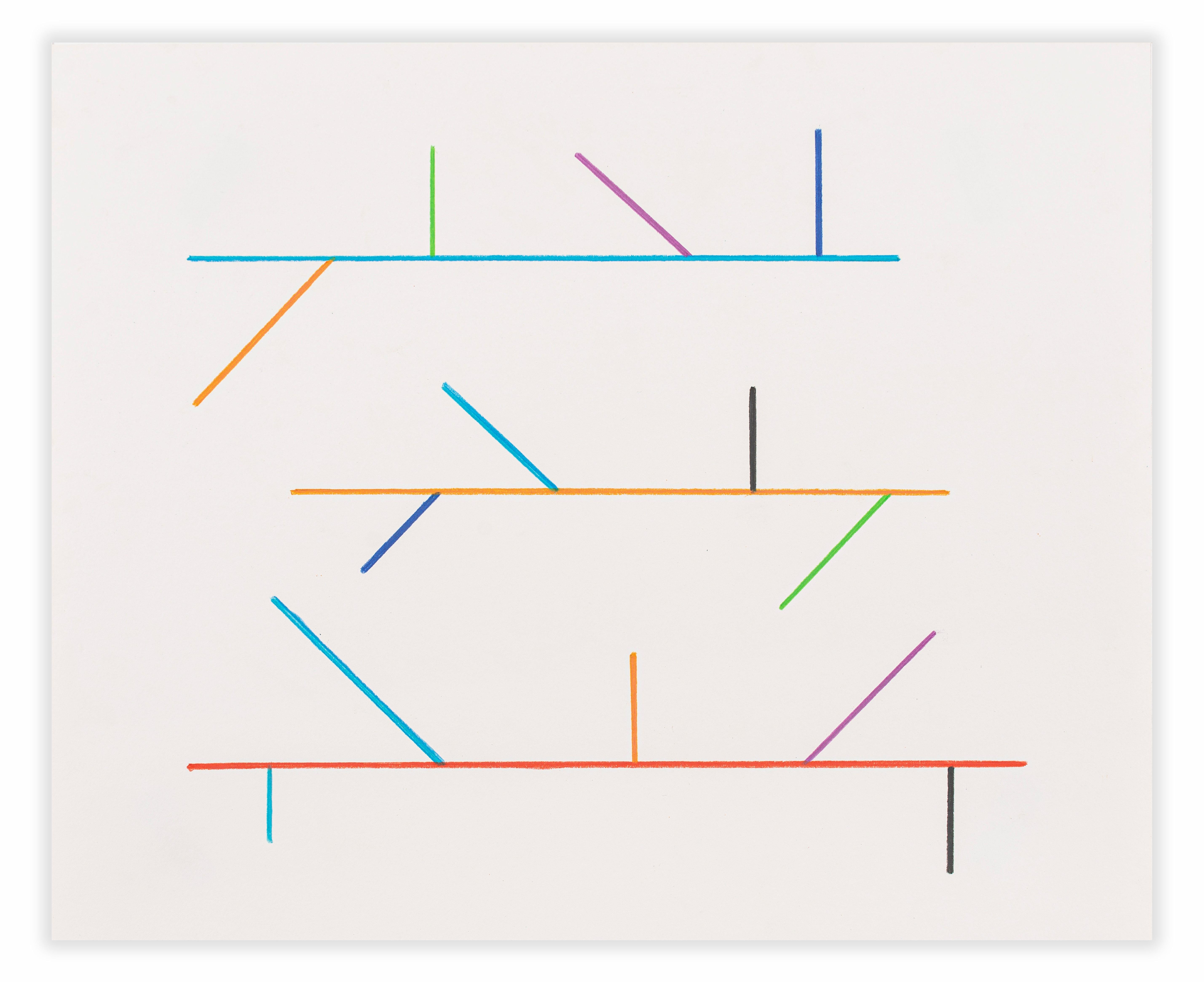 Abstract Painting di Tom McGlynn - Disegno del diagramma 3 (Pittura astratta)