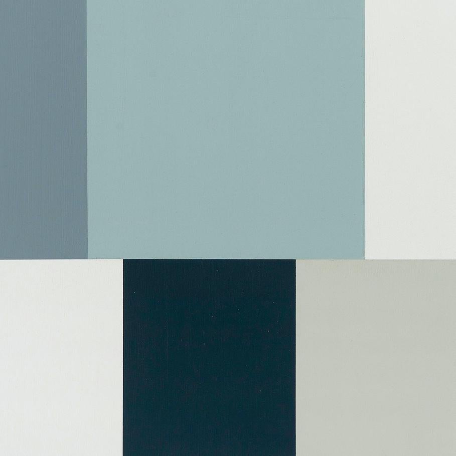 Grey Test Pattern 1 (Pittura astratta) - Painting Astratto di Tom McGlynn