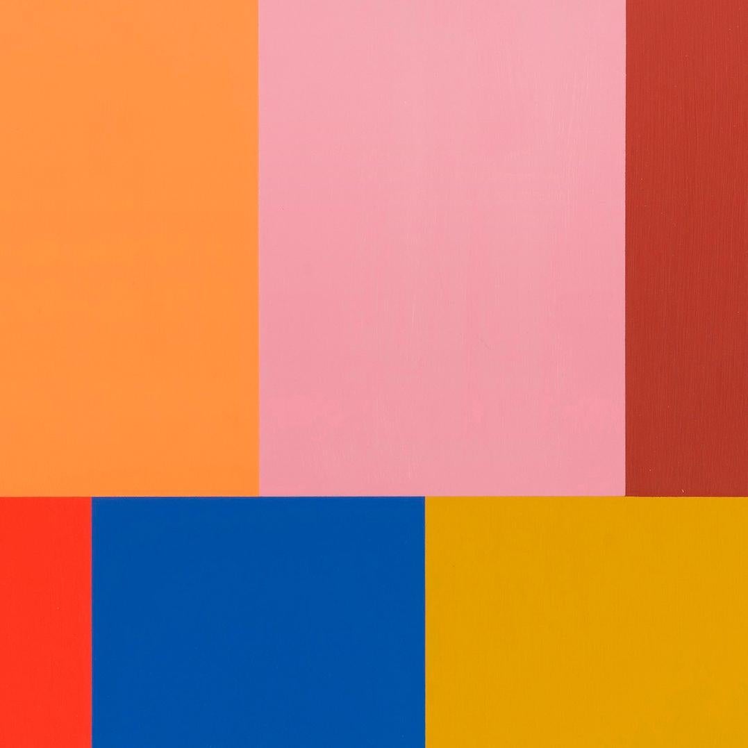 Grande Test Pattern 7 (Pittura astratta) - Painting Astratto di Tom McGlynn