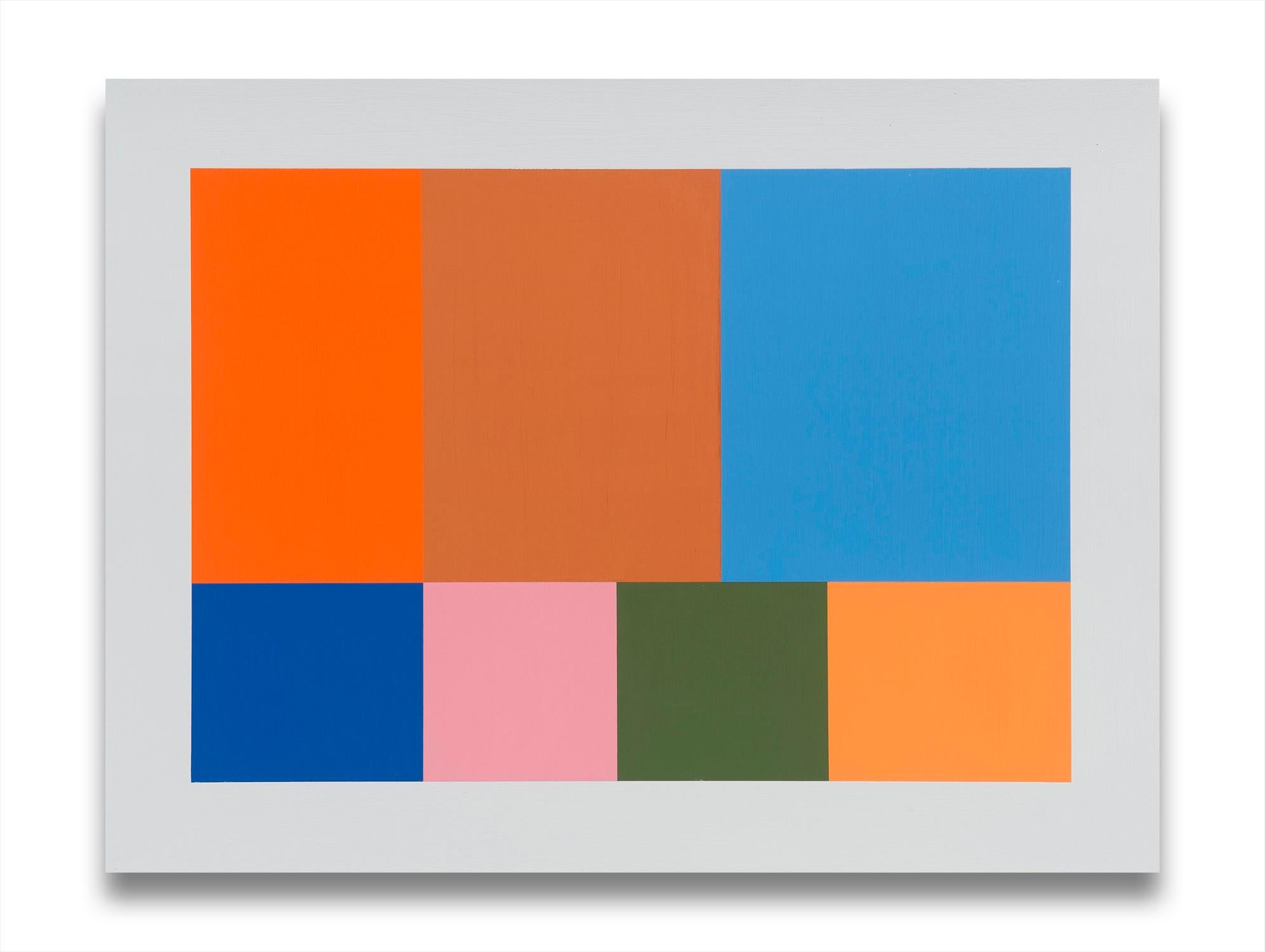 Abstract Painting Tom McGlynn - Motif de test 5 (peinture abstraite)