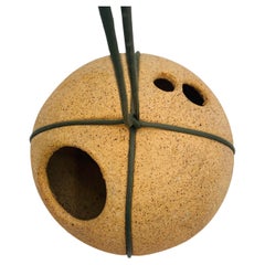 Vintage Tom McMillin Stoneware Birdhouse Mid Century Modern California Studio Pottery