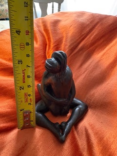 "Embrace", miniature bronze statue by Tom Merrifield