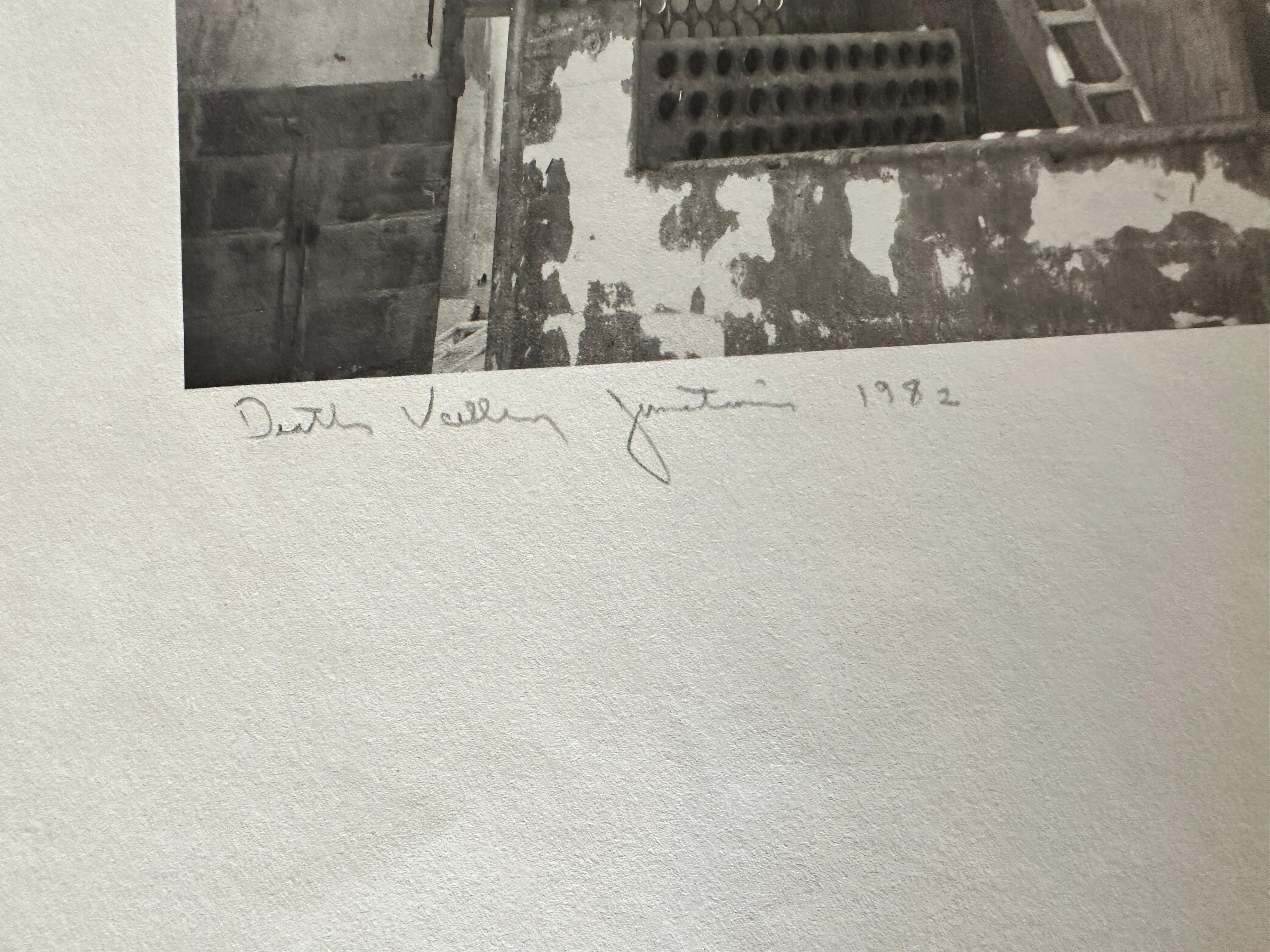 Jonction de la vallée de la mort - Gris Black and White Photograph par Tom Millea