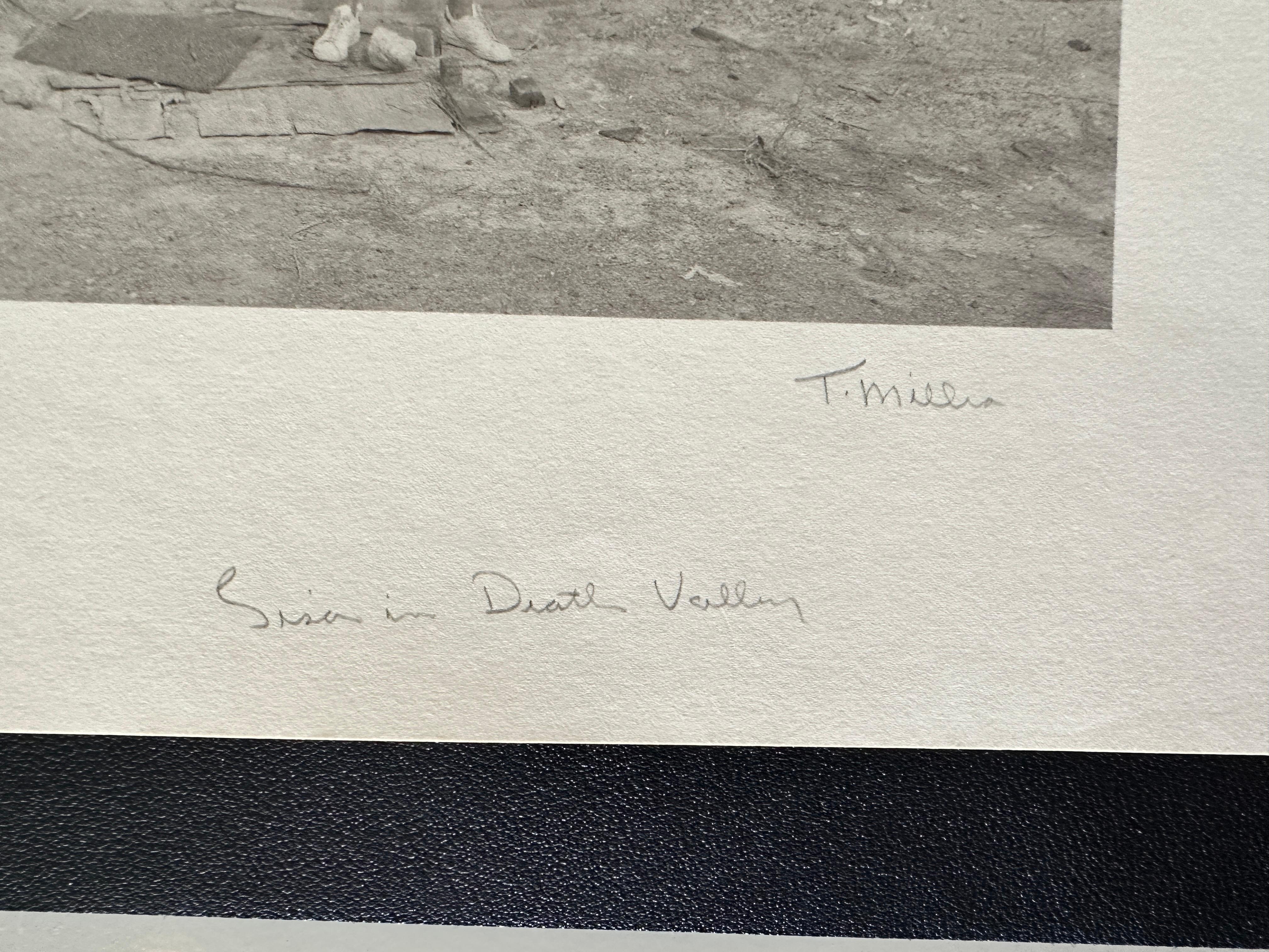 Sisa Topless Death Valley - Gray Black and White Photograph by Tom Millea