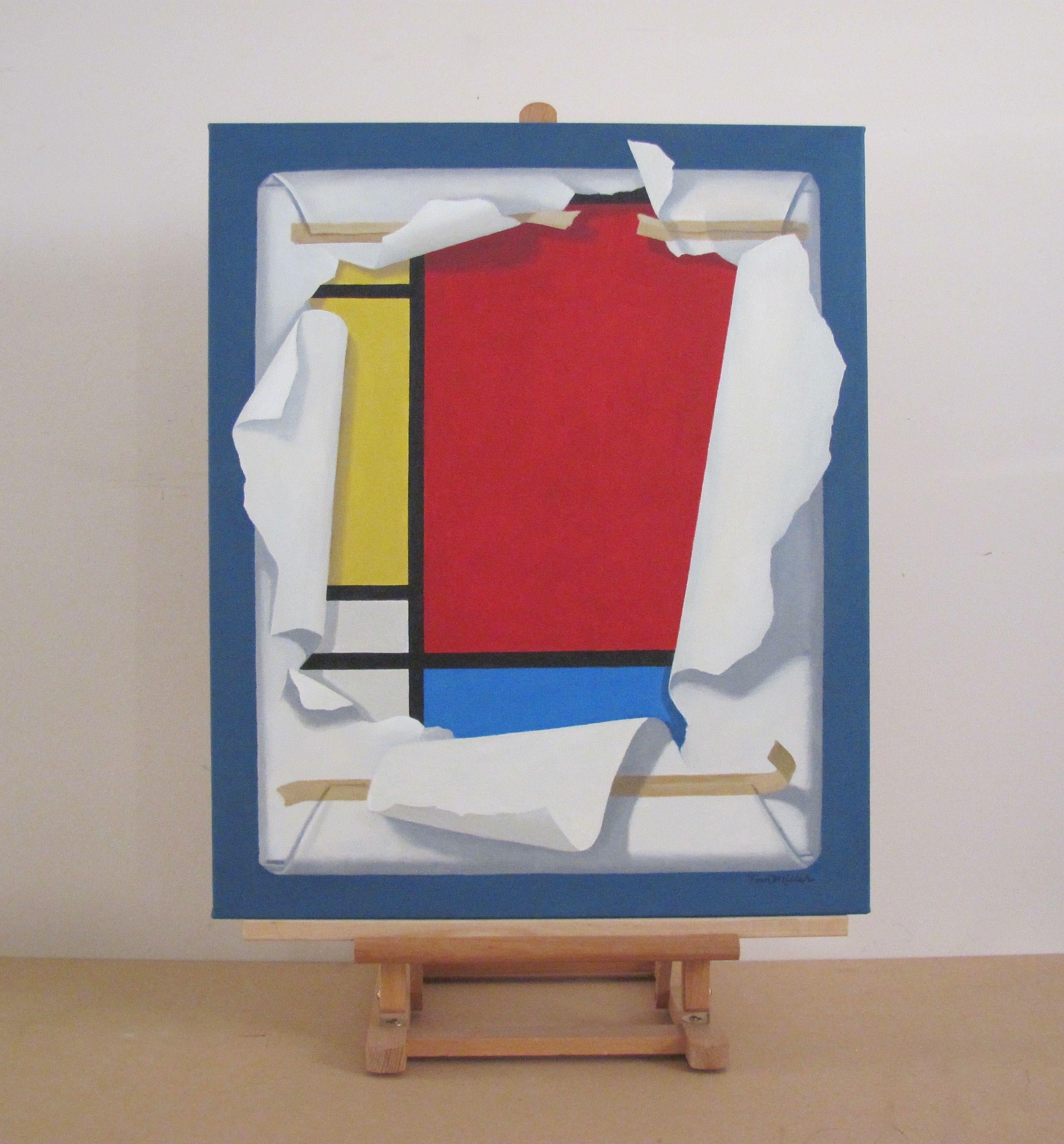 Mondrian's Ideal, Painting, Acrylic on Canvas 2