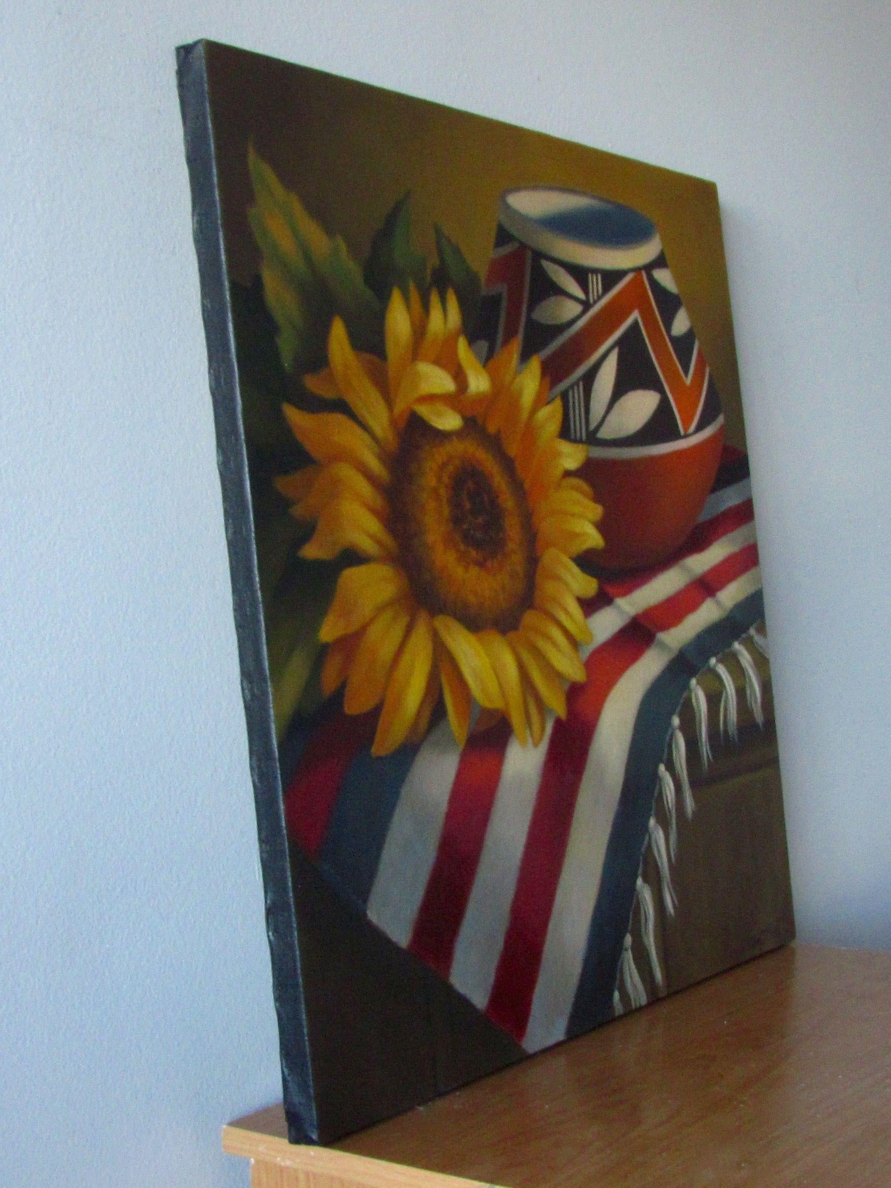 SUNFLOWER AFTERNOON, Painting, Acrylic on Canvas 1