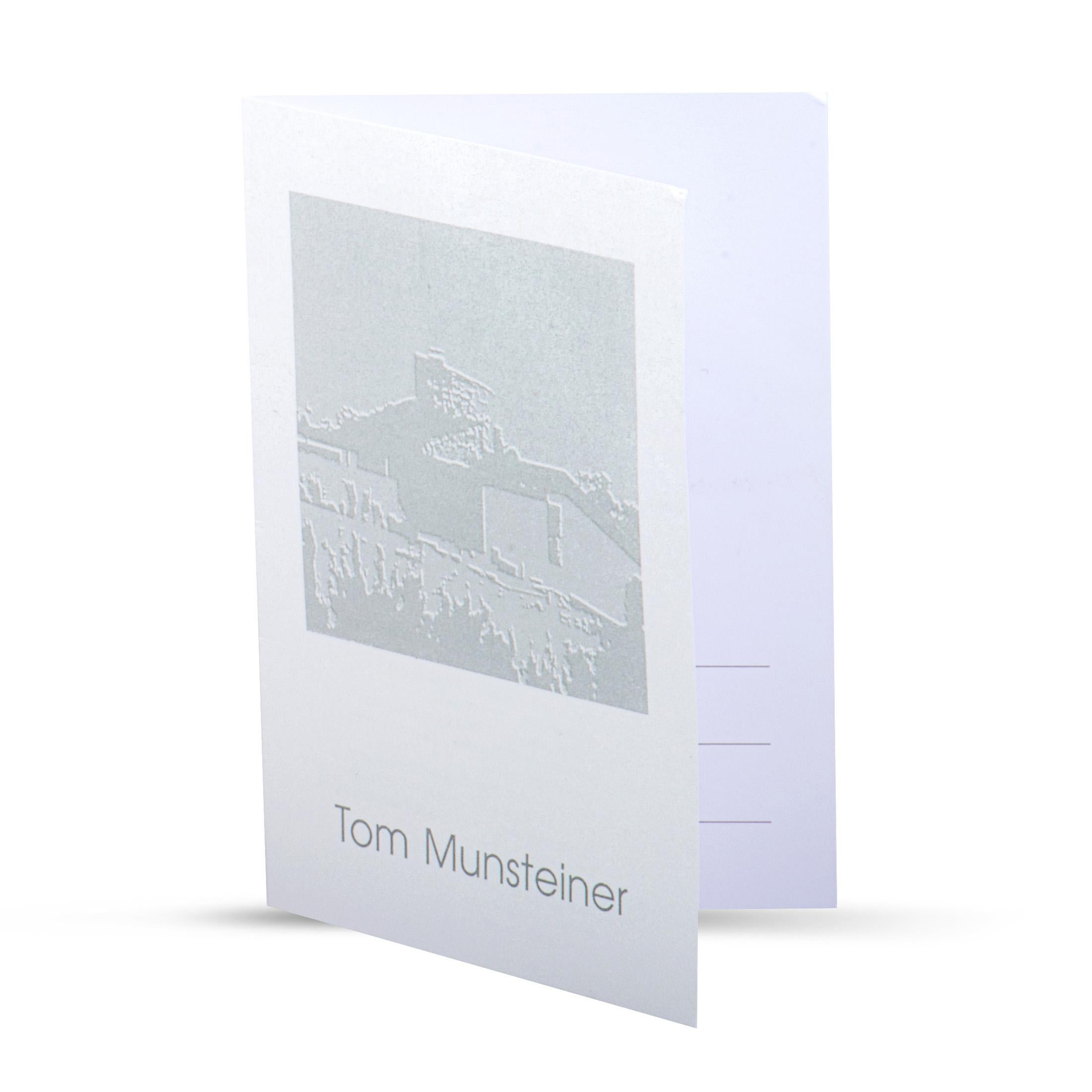 Tom Munsteiner Fantasy Cut Rectangle Aquamarine White Gold Wide Ring 2