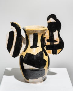 "Roman Candle" Ceramic Stoneware Vessel by Tom Norris