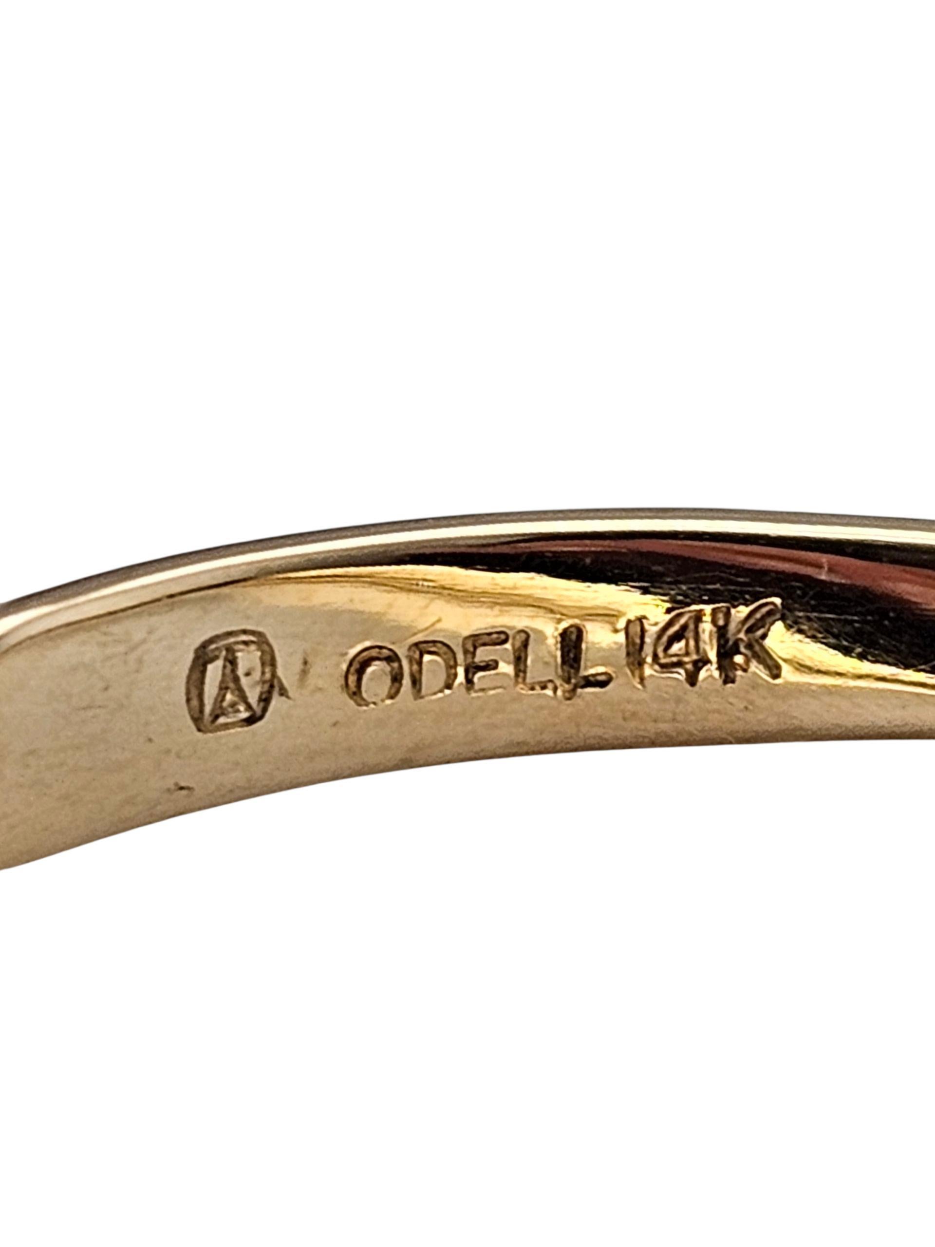 Bracelet manchette en or jaune 14K de Tom Odel #23716 en vente 1