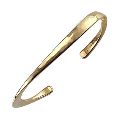 Bracelet manchette en or jaune 14K de Tom Odel #23716