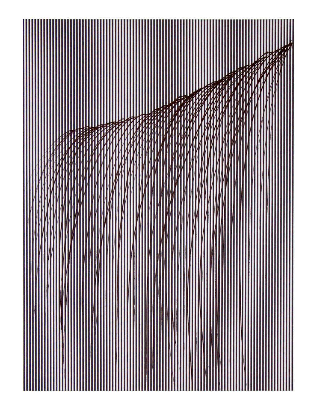 Tom Orr Abstract Print – Wasserfall II