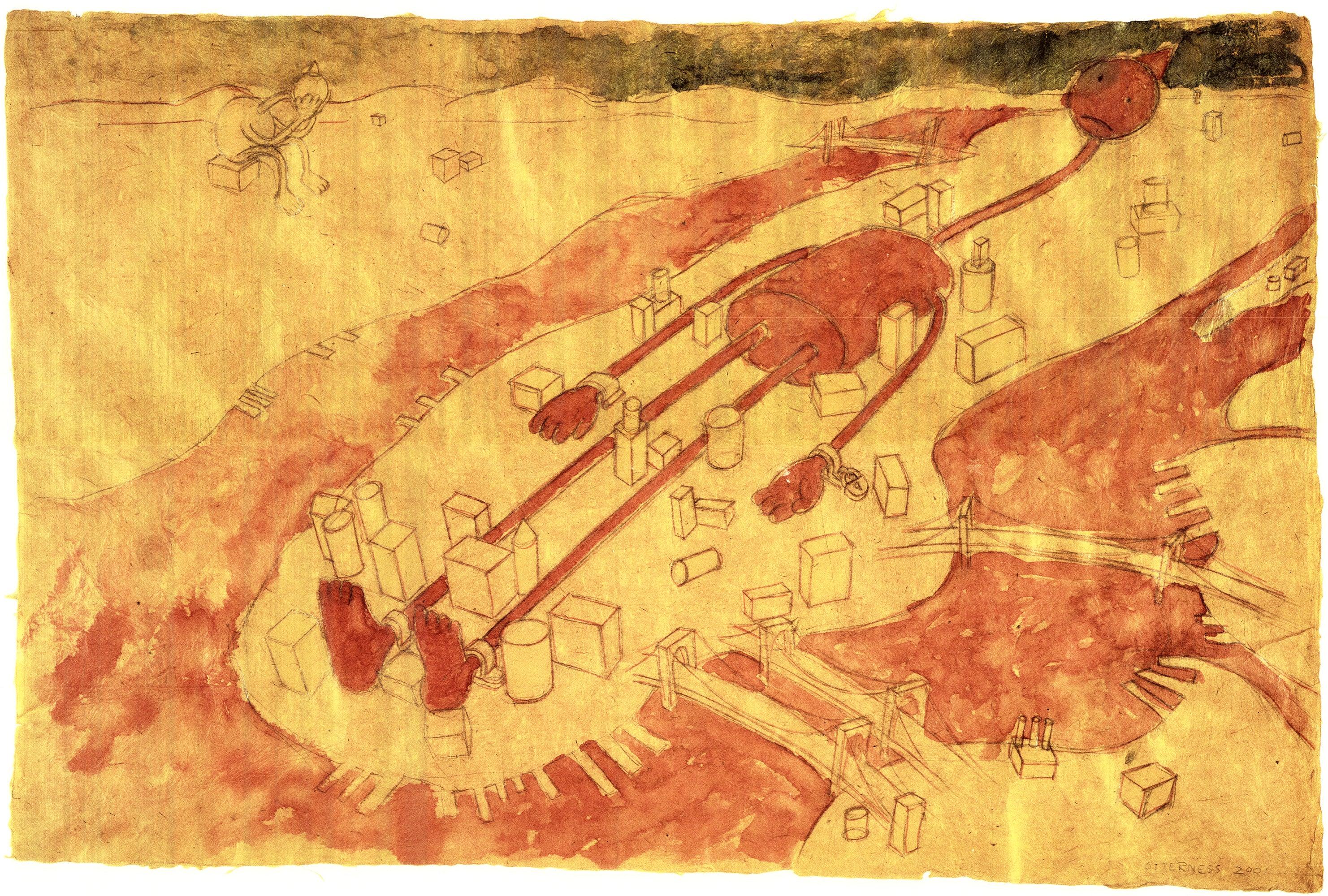 Tom Otterness 'Nine-Eleven (9/11)' 2001 en vente 1