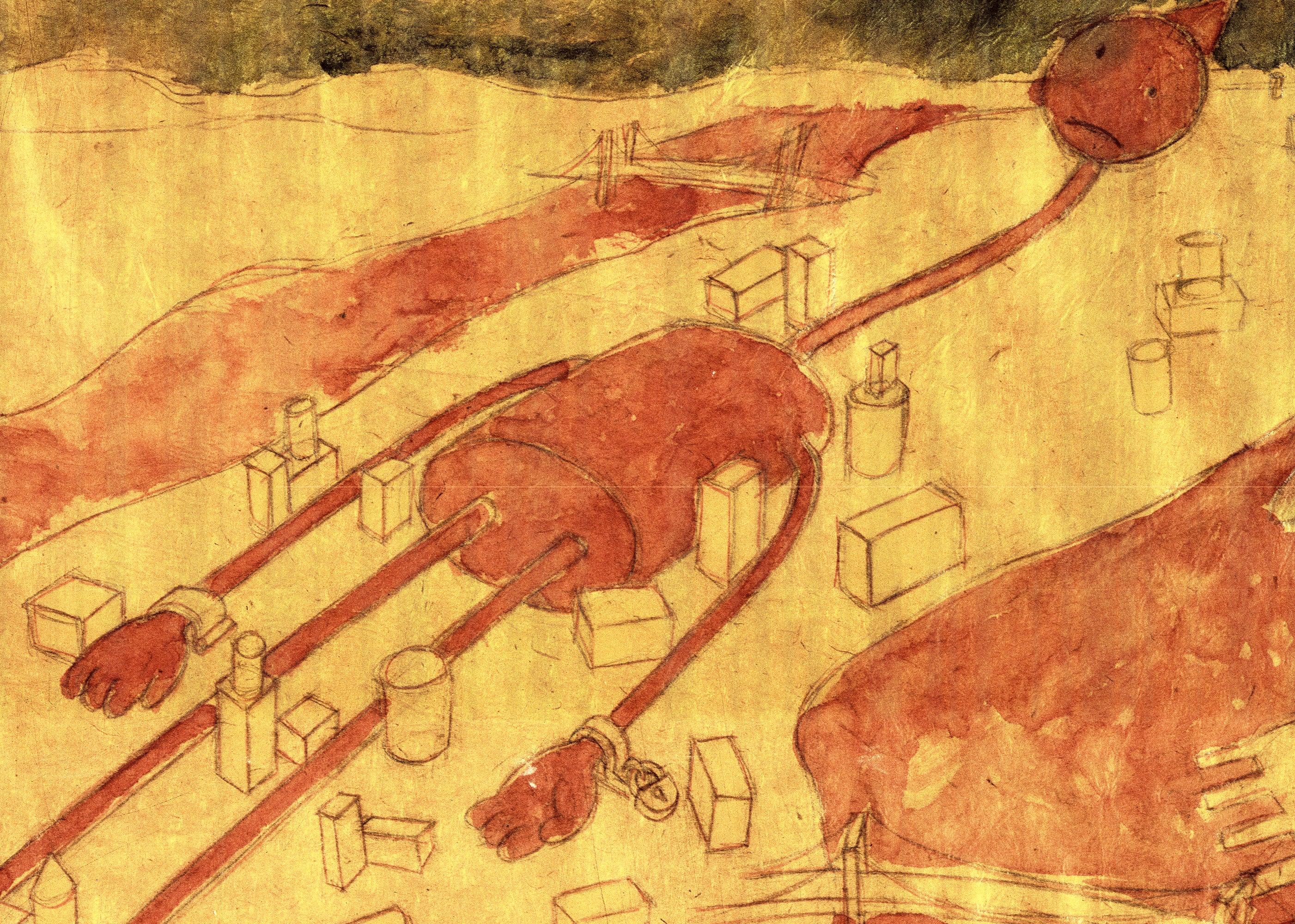 Tom Otterness 'Nine-Eleven (9/11)' 2001 en vente 2