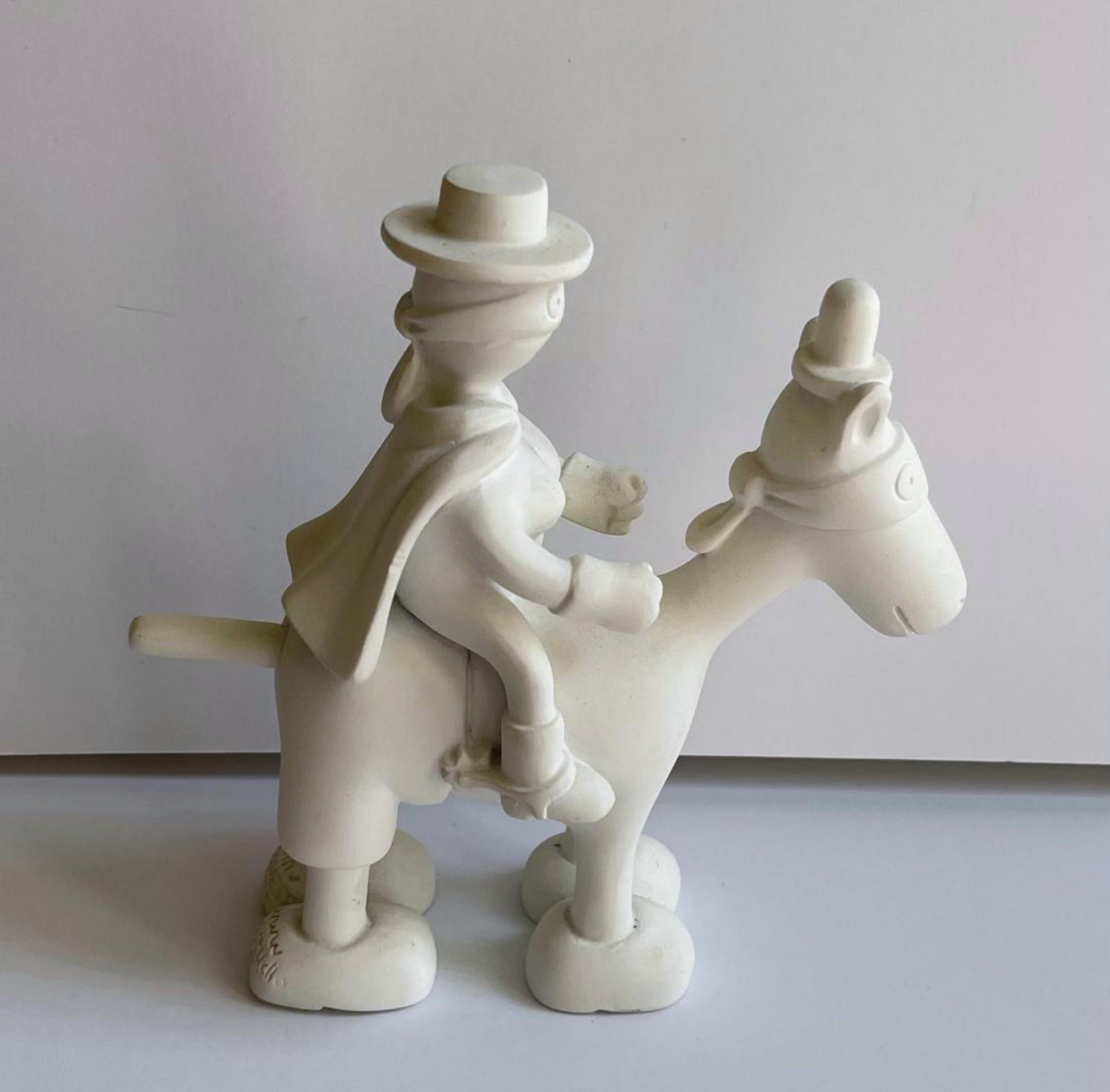 Maquette de sculpture de cheval et de cavalier - Sculpture de Tom Otterness