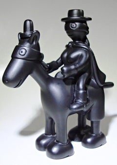 Sculpture de cheval et d'équitation  (avec sa boîte rouge d'origine)