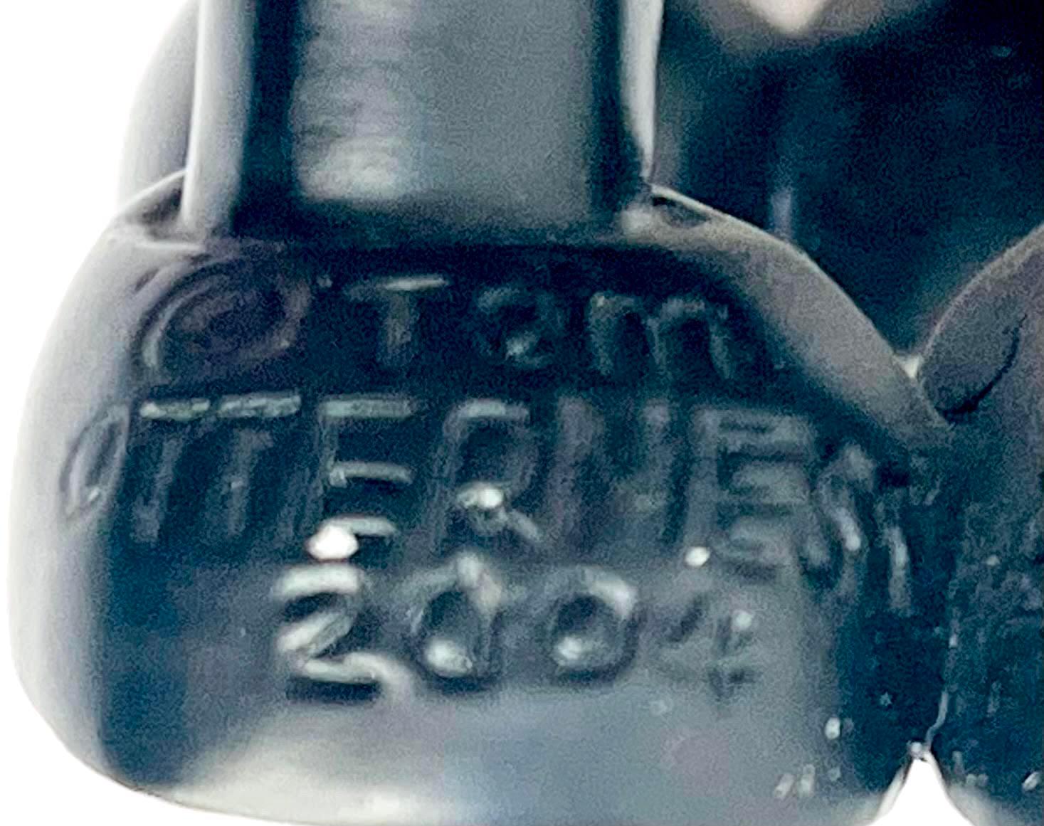 Tom Otterness, Scultura in resina con cavallo e cavaliere, nero (con scatola originale rossa) 1