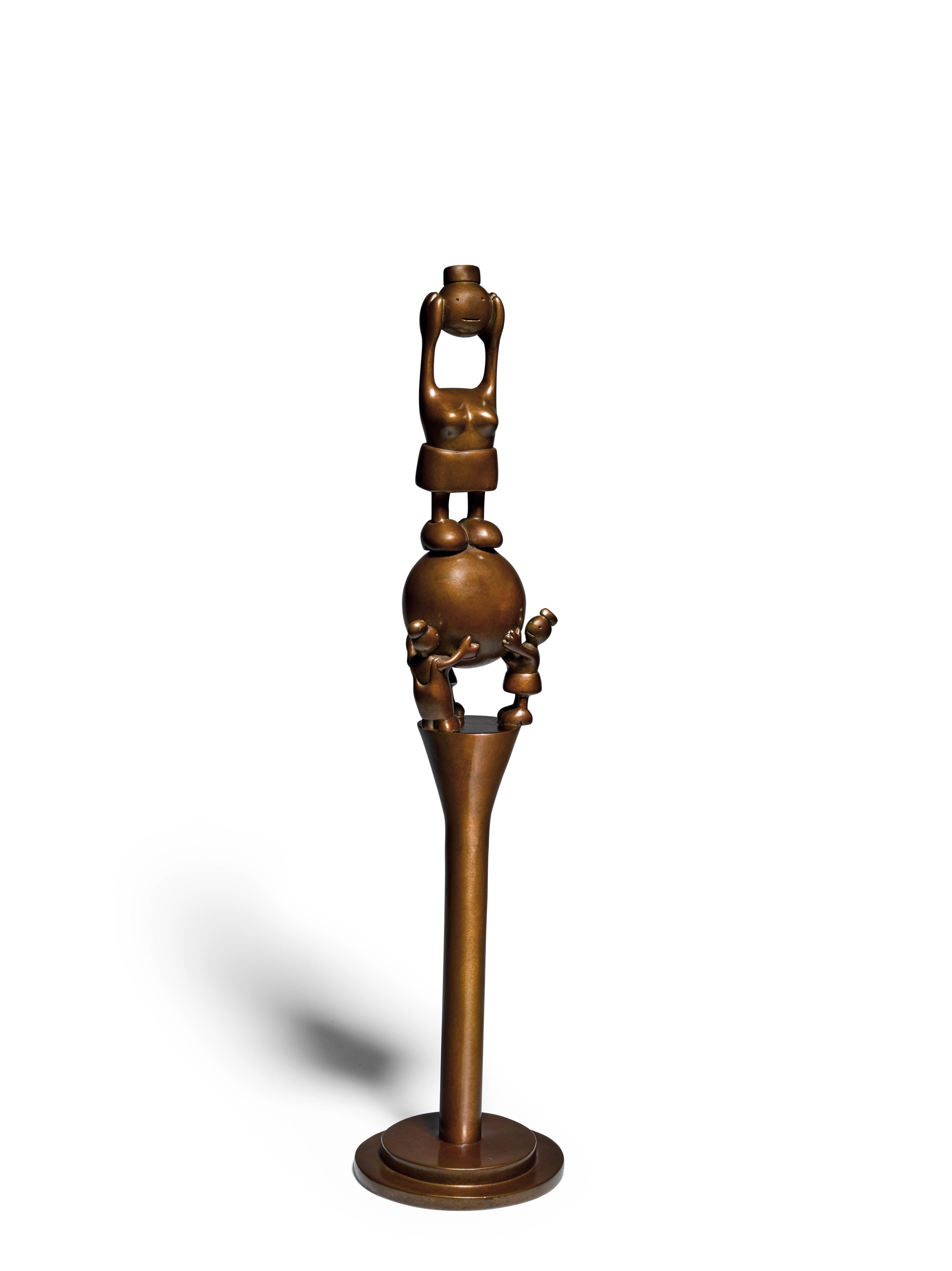 Tom Otterness Figurative Sculpture - Visionary