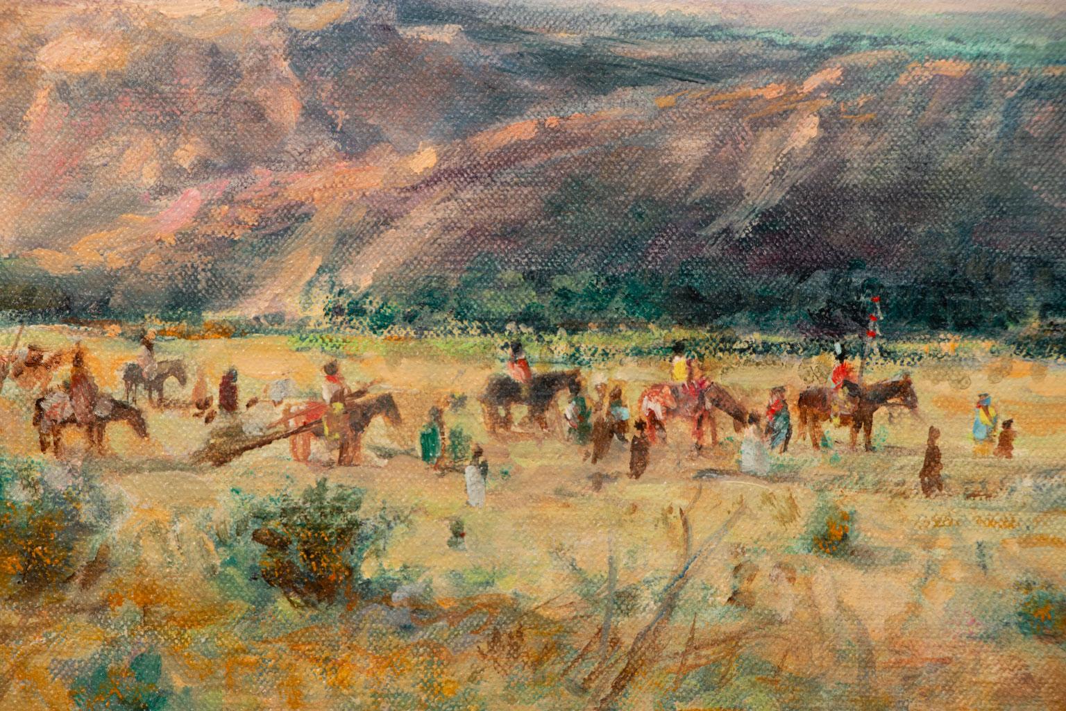 « Printemps Journey », peinture acrylique originale sur toile de Tom Perkinson, encadrée en vente 4