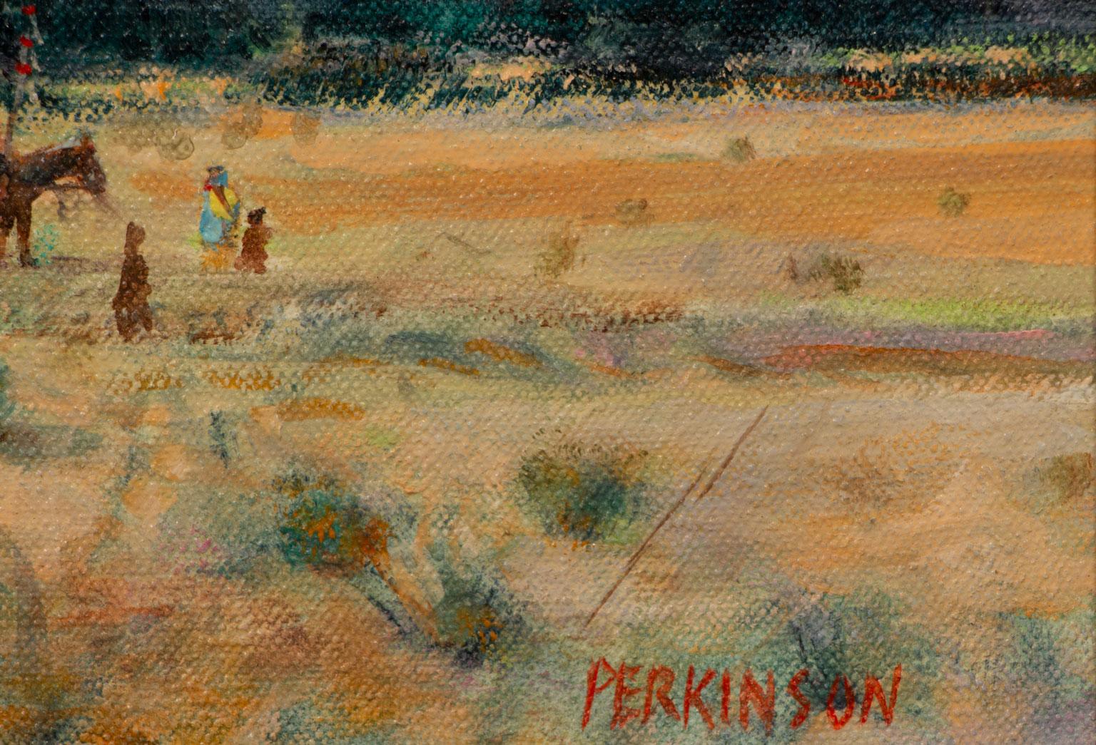 „Spring Journey“ Original-Acrylgemälde auf Leinwand von Tom Perkinson, gerahmt im Angebot 5