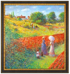 Tom Perkinson Original Oil Painting On Canvas Large Landscape Signed Framed Art