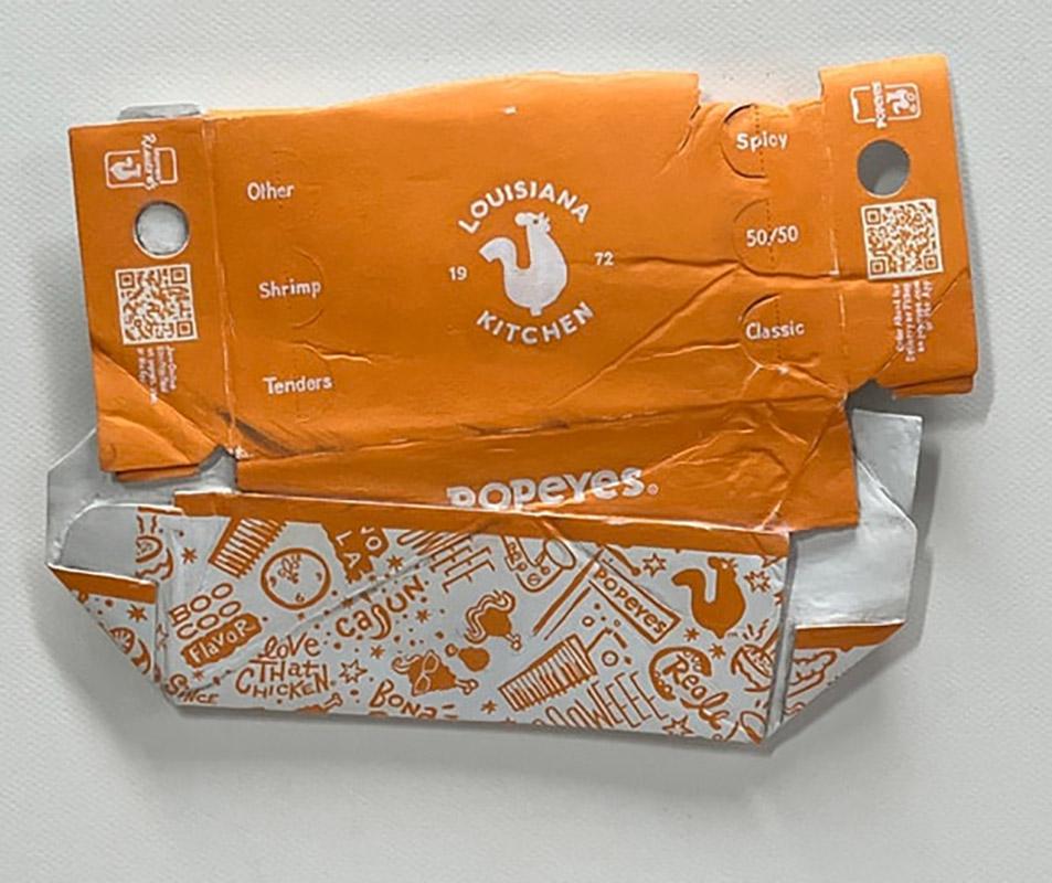 Popeyes - Mixed Media Art by Tom Pfannerstill
