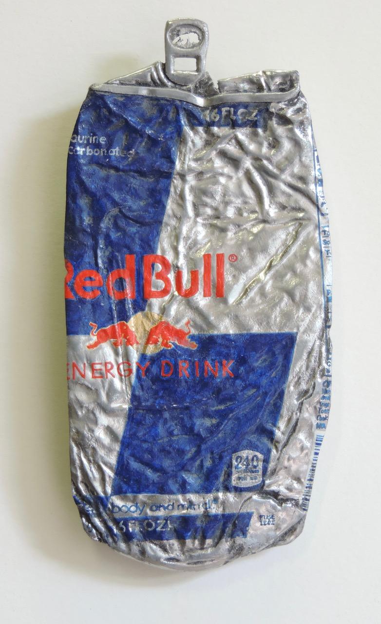 Red Bull (can) - Mixed Media Art by Tom Pfannerstill