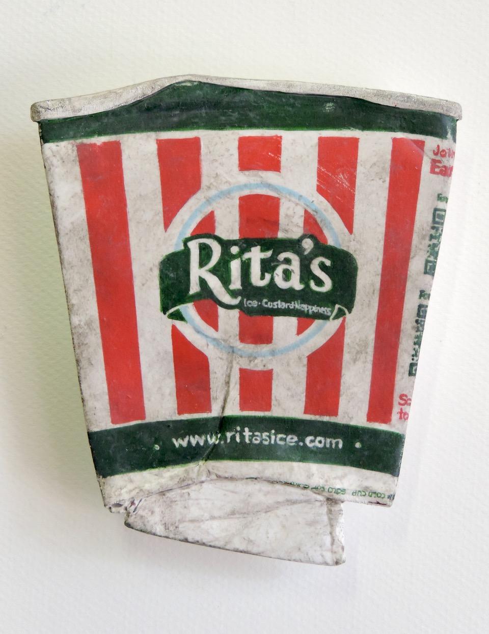 Rita's (cup) - Mixed Media Art by Tom Pfannerstill
