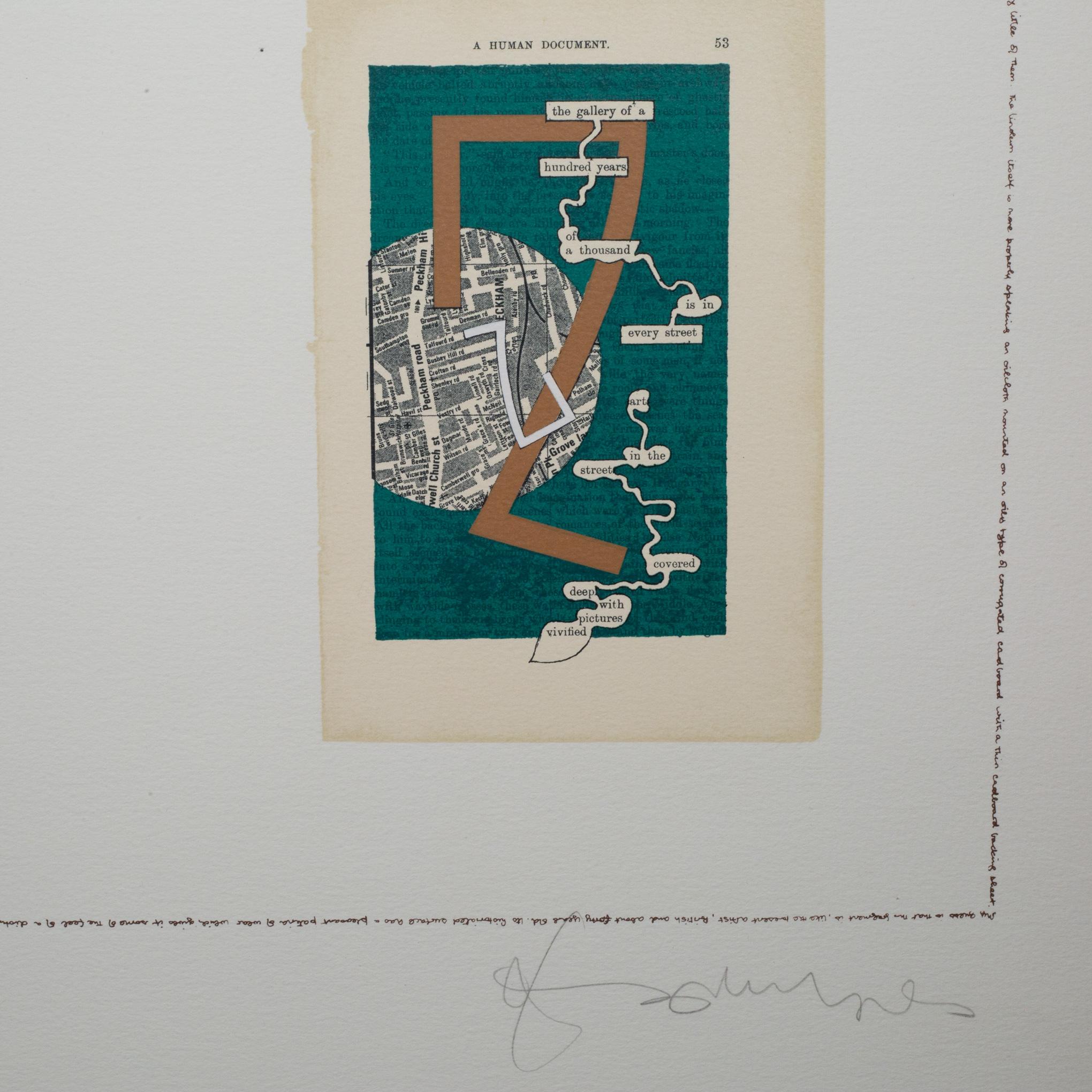 ACERCA DE 

Tom Philips, Arte en la carretera, 1976, firmado y numerado a lápiz, 33/50, serigrafía. Sin enmarcar.

    CREADOR Tom Philips 1937-2022.
    FECHA DE FABRICACIÓN c.1976
    MATERIALES Y TÉCNICAS Serigrafía sobre papel tejido.
    ESTADO