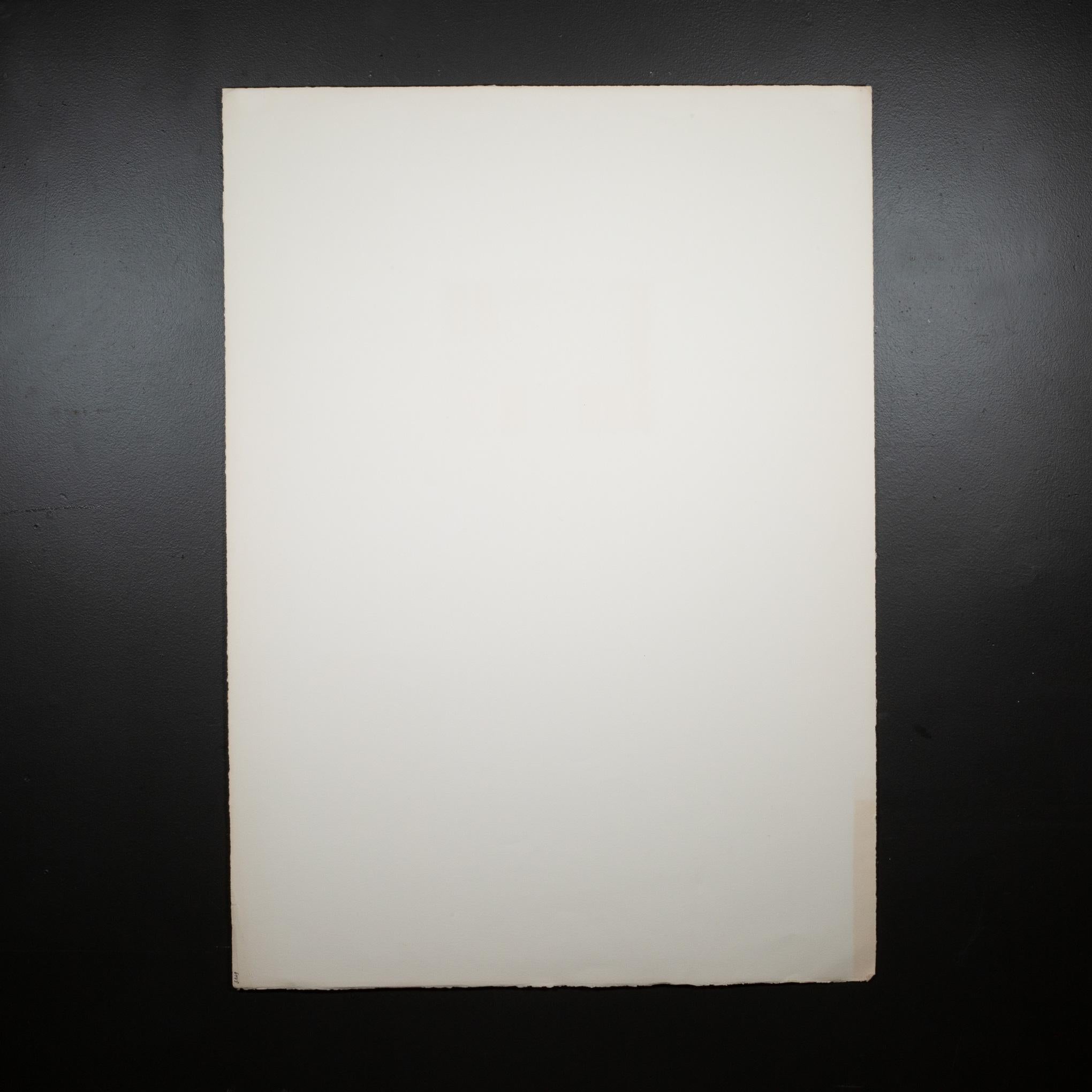 Tom Phillips, Linóleo, Serigrafía, Edición limitada 33/50, Firmado, 1976 en Bueno estado para la venta en San Francisco, CA