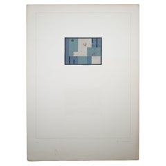 Tom Phillips, Linoleum, Serigrafia, Edizione limitata 33/50, Firmato, 1976