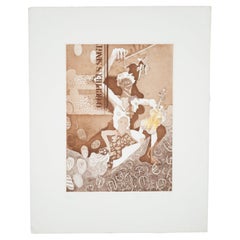 Tom Phillips, O Orpheus Singt, Aguafuerte, Edición limitada 49/125, Firmado 1977