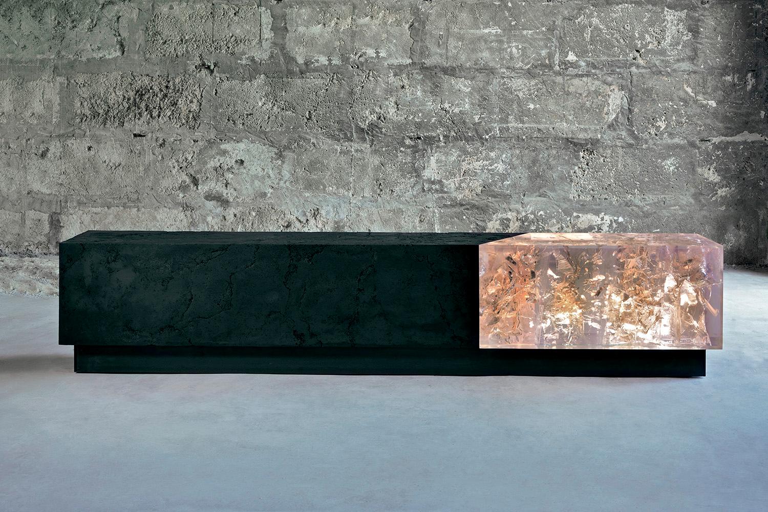 Counterpart II by Tom Price - large sculpture and bench, 7.2ft wide For Sale 3