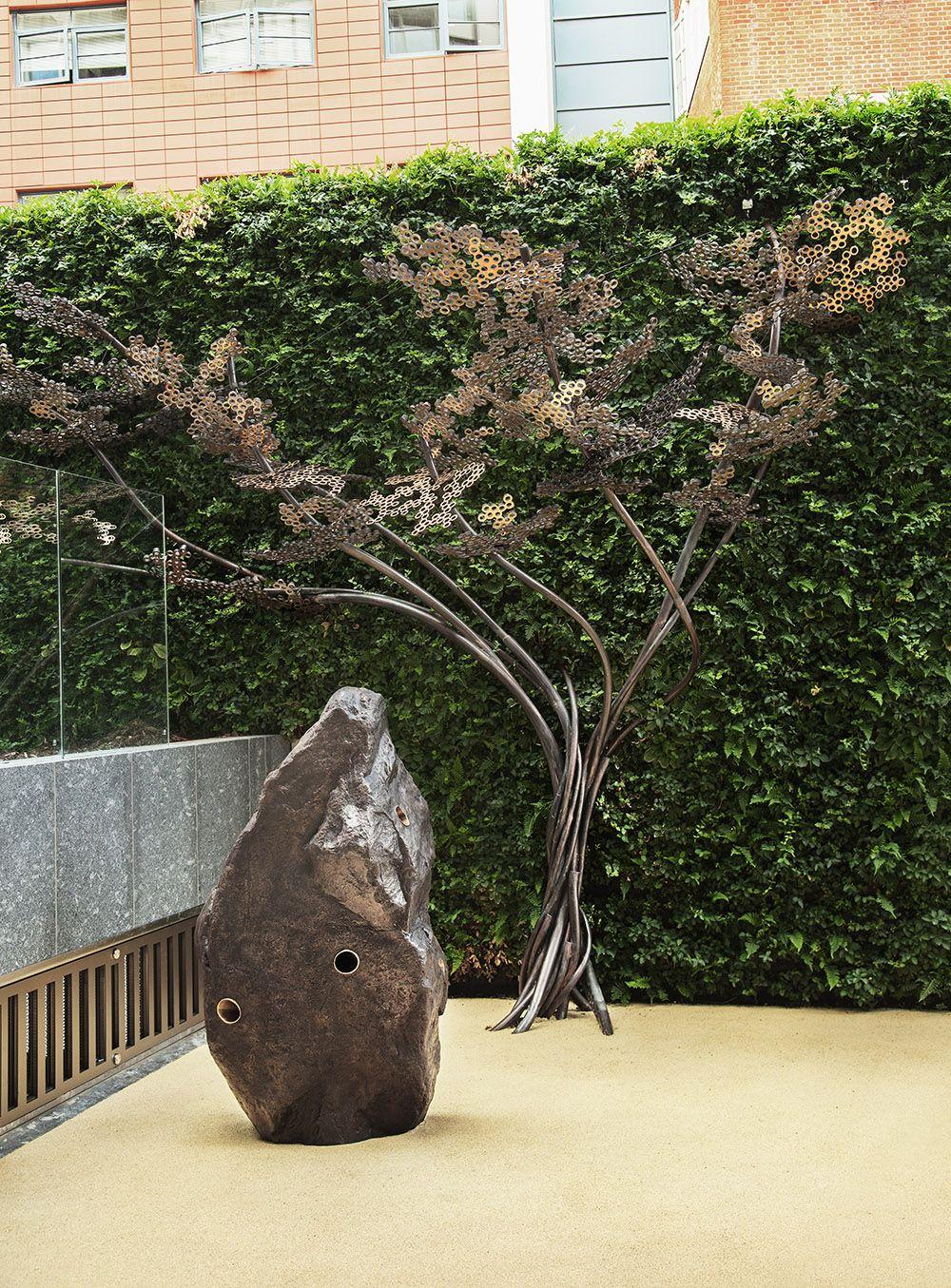 Boulder #1 – The Speaker by Tom Price - Rock-like bronze sculpture, abstract For Sale 1
