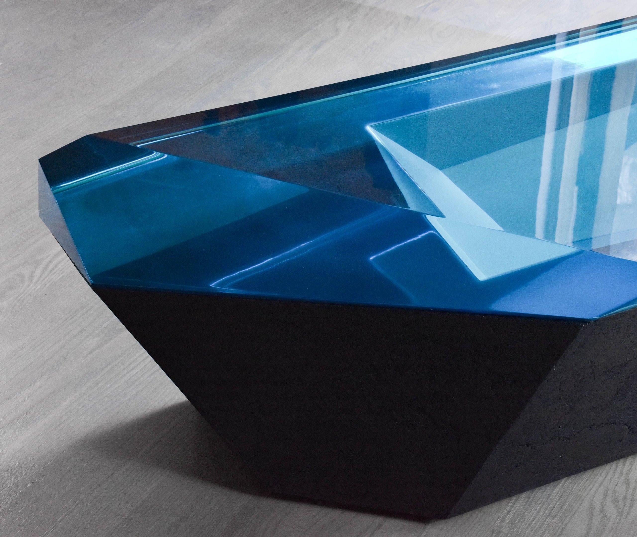 Carbon Void Jade by Tom Price - Abstract geometric sculpture, innovation, energy For Sale 1