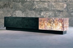 Counterpart di Tom Price - Scultura e panchina minimalista, larghezza 7,2 piedi