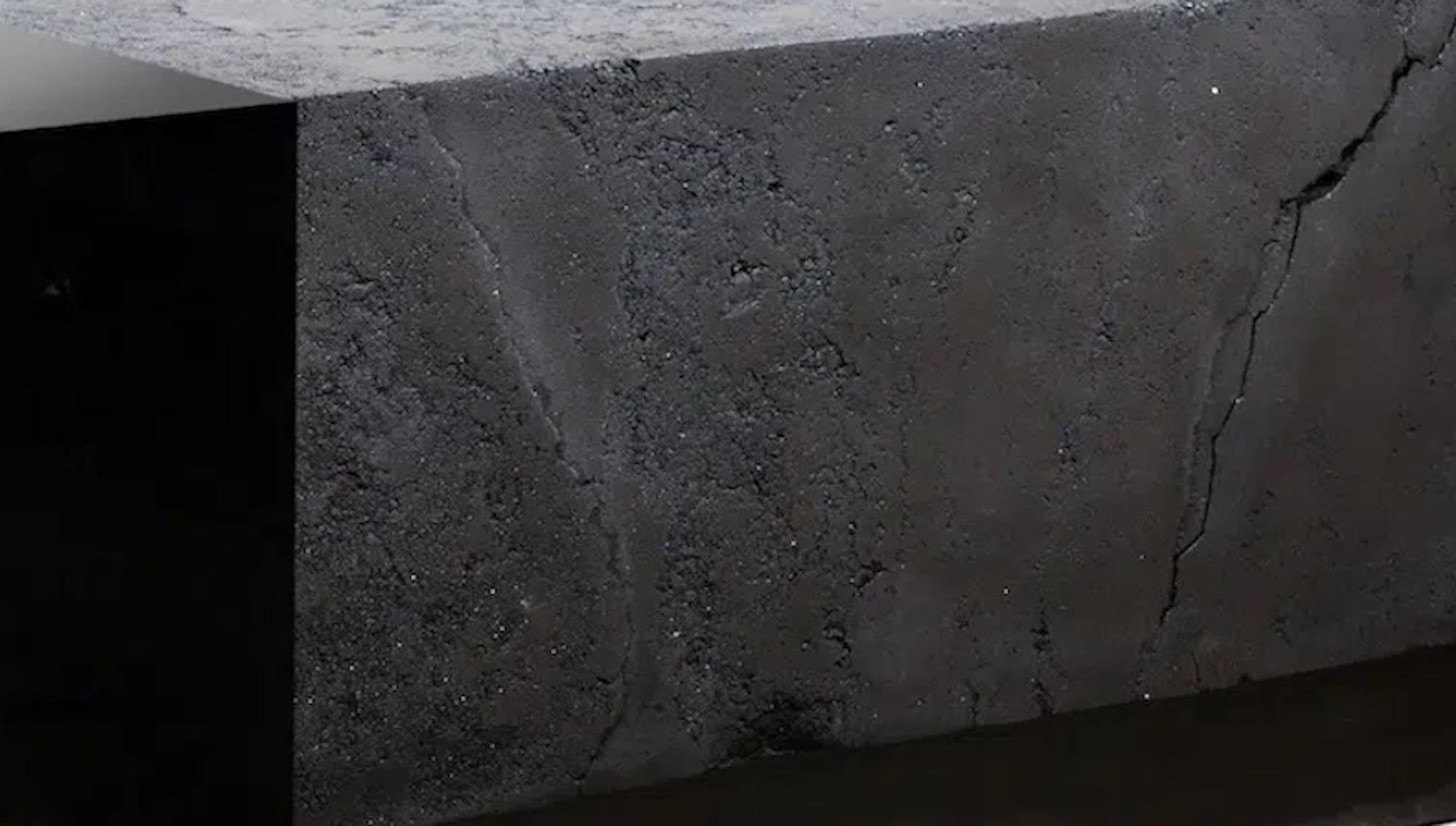 Counterpart (diptych) by Tom Price - Bench sculpture, resin, coal, LED light For Sale 6