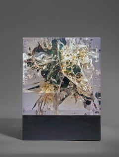 Synthesis C1 by Tom Price - Resin, tar, steel, acrylic and LED lights sculpture