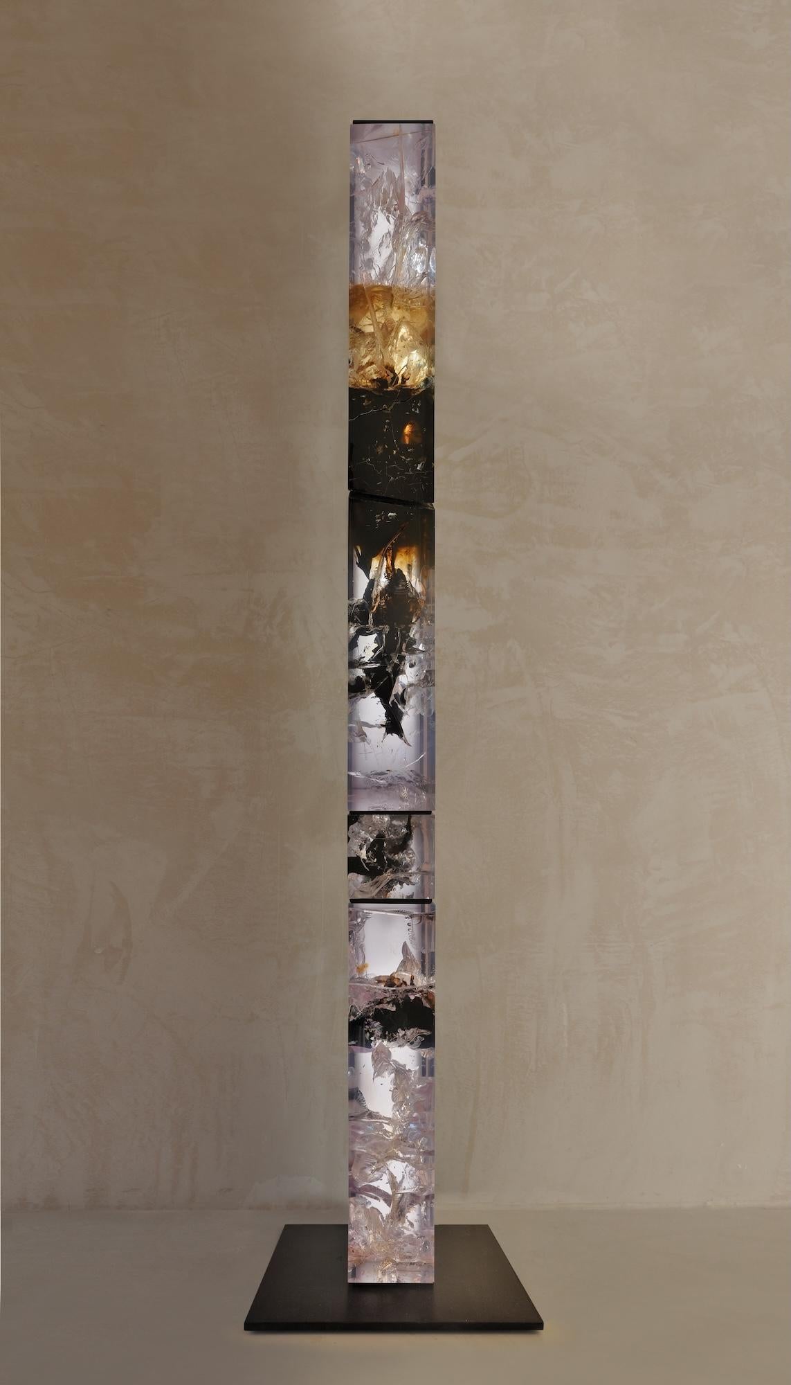 Synthesis LS1 by Tom Price - Large scale sculpture, vertical artwork, light For Sale 4