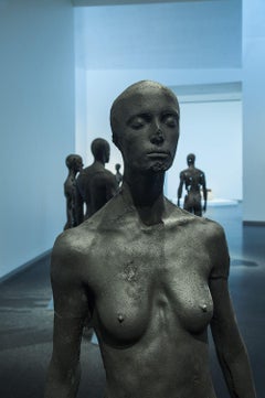 The Presence of Absence – Female (I) by Tom Price - Coal sculpture, nude