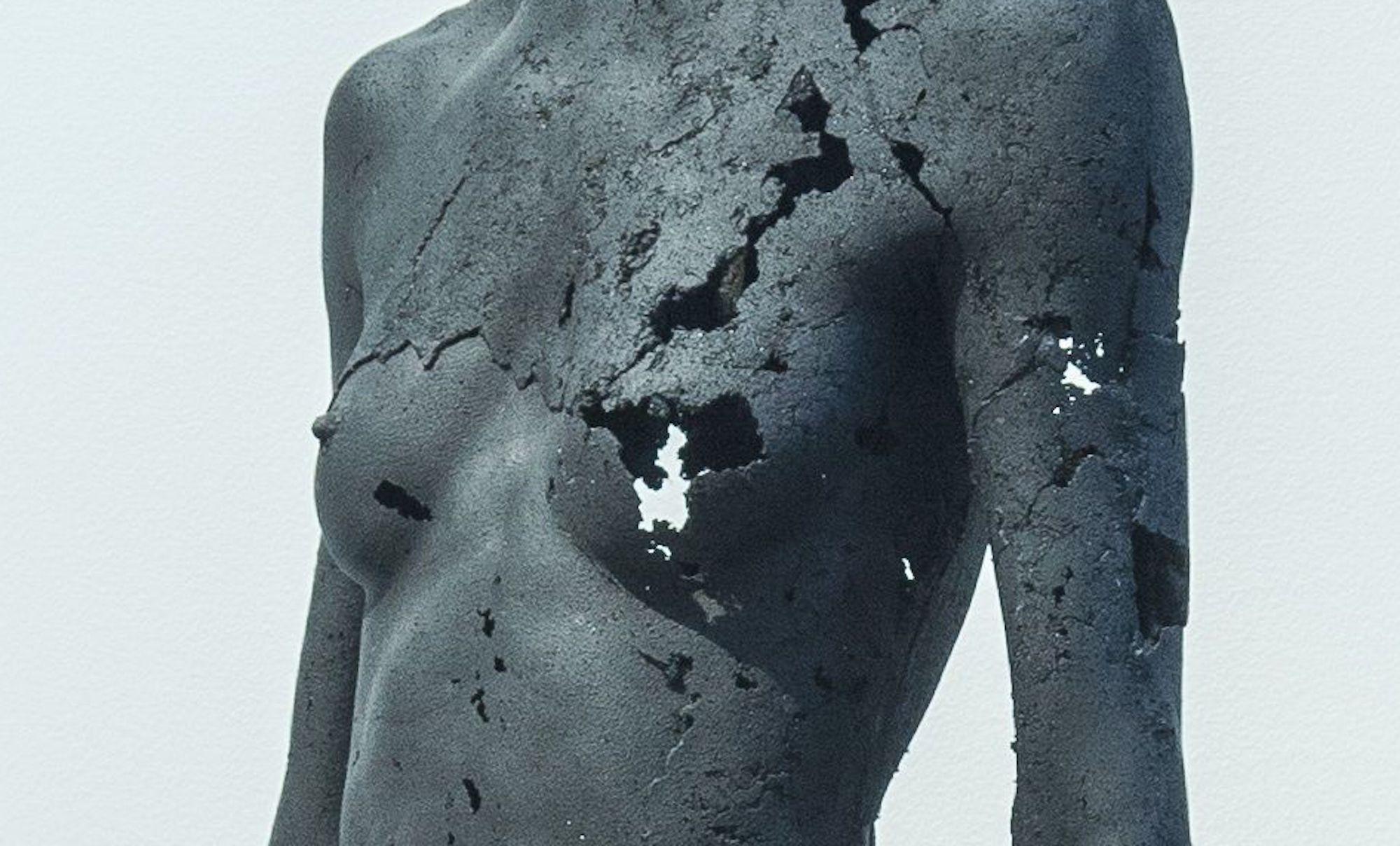 The Presence of Absence – Female (II) by Tom Price - Coal sculpture, nude body For Sale 4