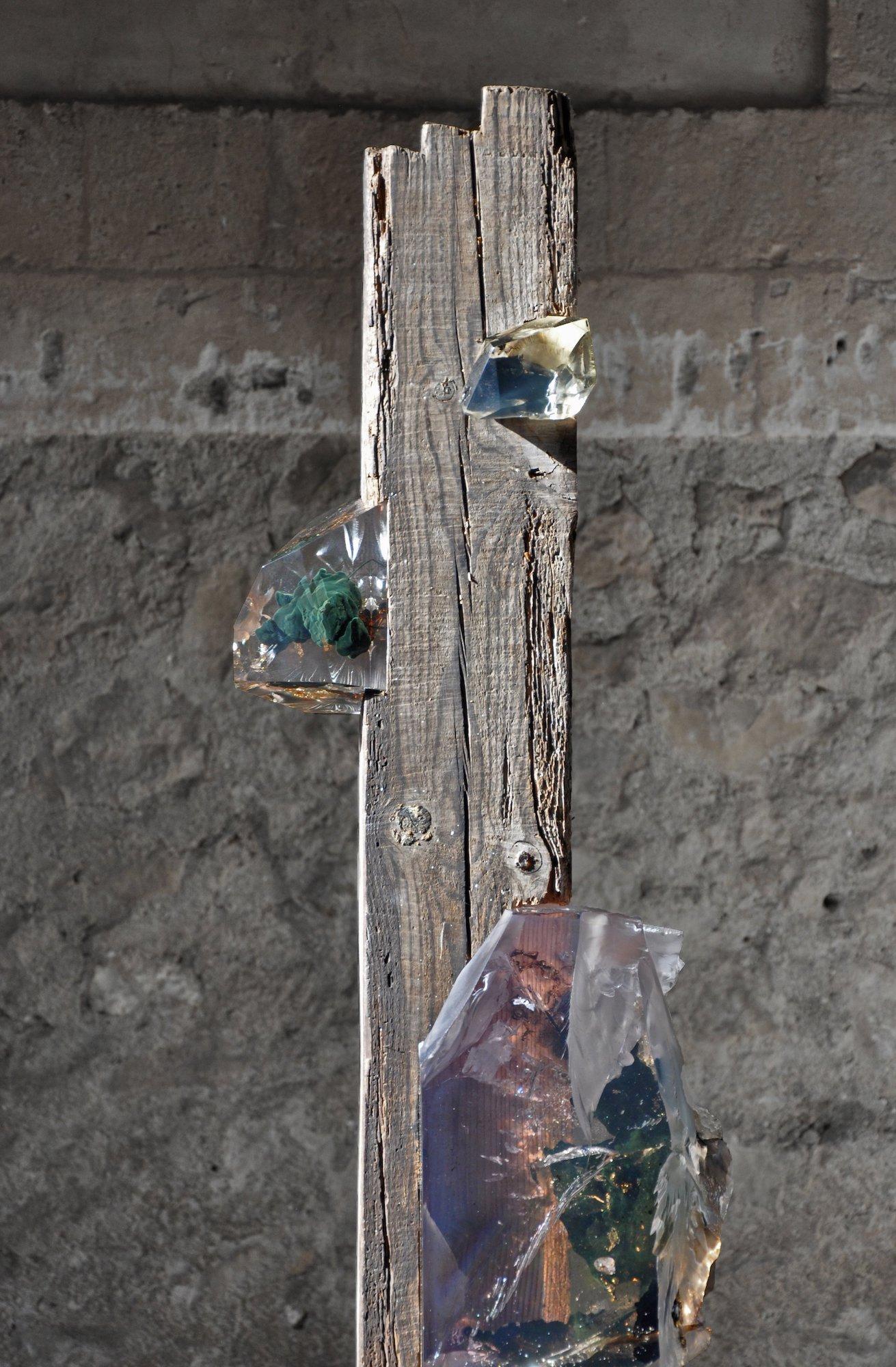 Viga 2 by Tom Price - Abstract sculpture, wood, future, synthetic, mineral, life For Sale 2