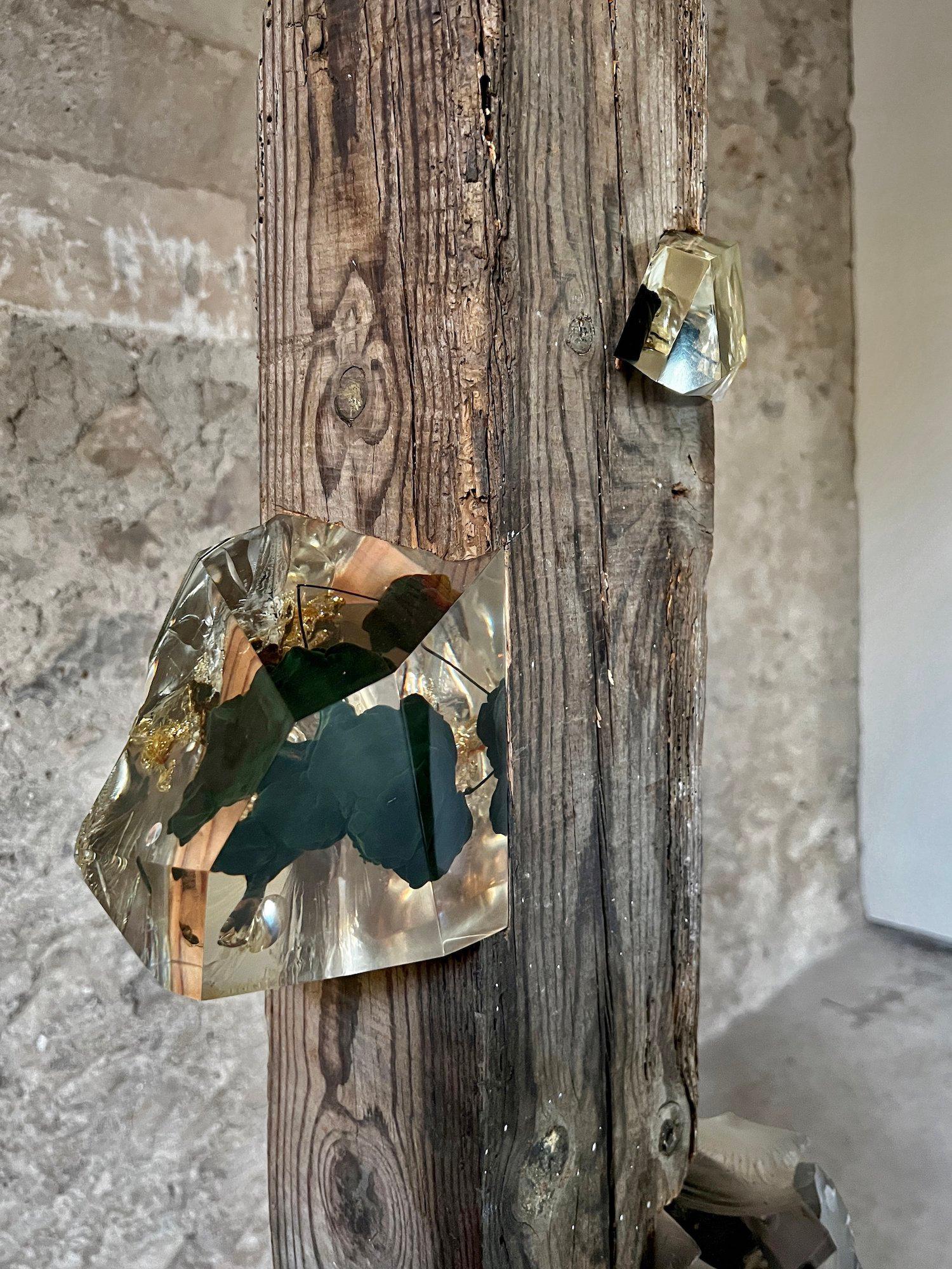 Viga 2 by Tom Price - Abstract sculpture, wood, future, synthetic, mineral, life For Sale 3