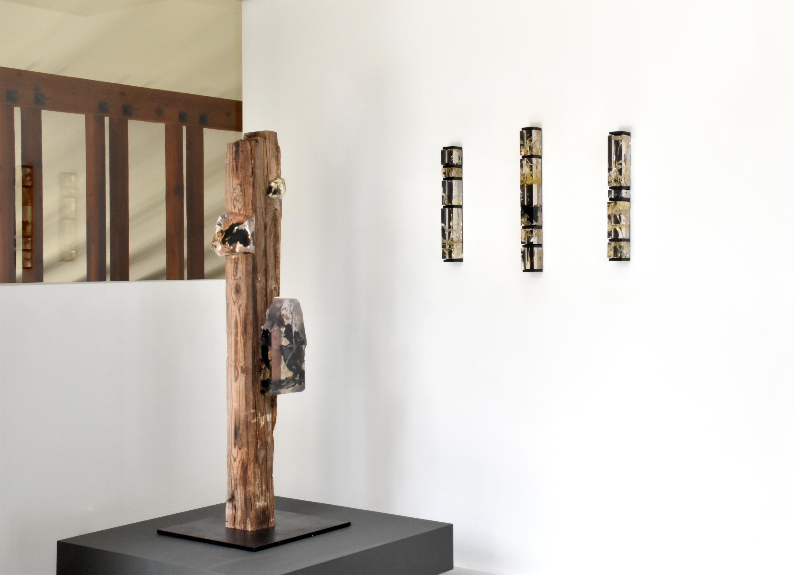 Viga 2 by Tom Price - Abstract sculpture, wood, future, synthetic, mineral, life For Sale 7